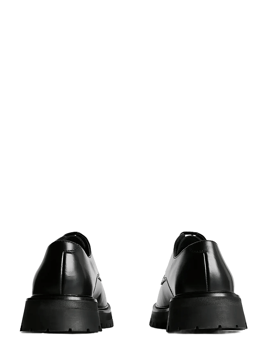 J. Lindeberg - Derby Leather Shoe - derby sko - black - 1