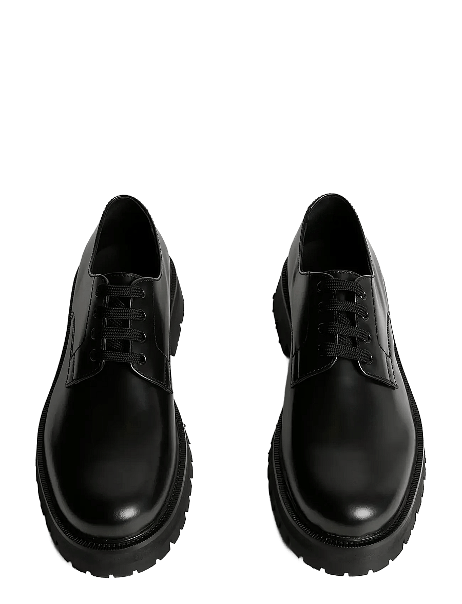 J. Lindeberg - Derby Leather Shoe - derby sko - black - 2