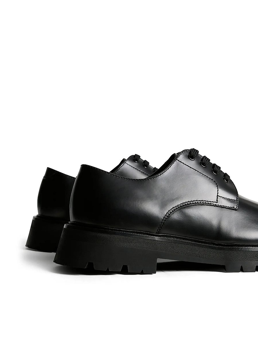 J. Lindeberg - Derby Leather Shoe - derby sko - black - 4