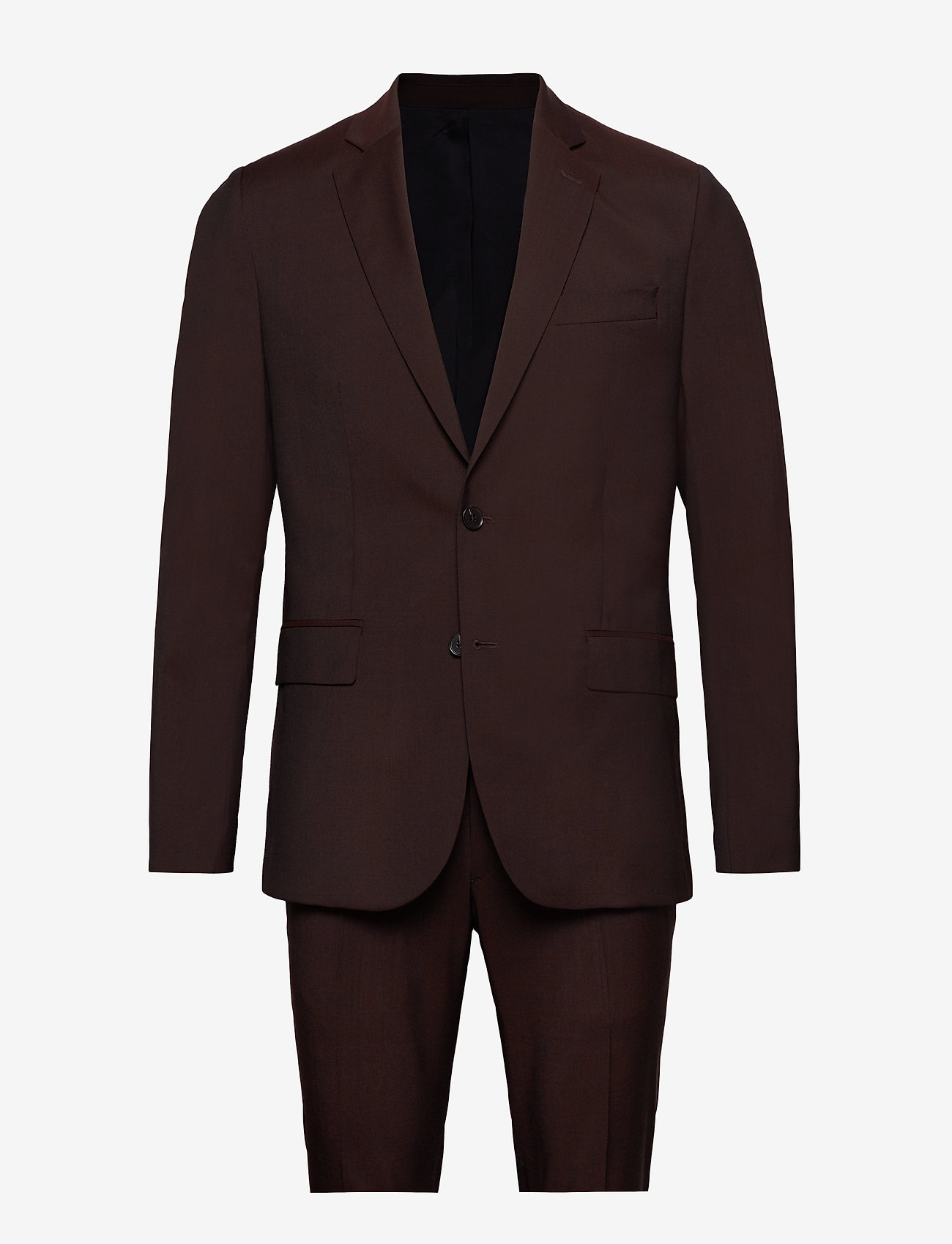 J. Lindeberg - Hopper Soft/P-Comfort Wool - dark mocca - 0