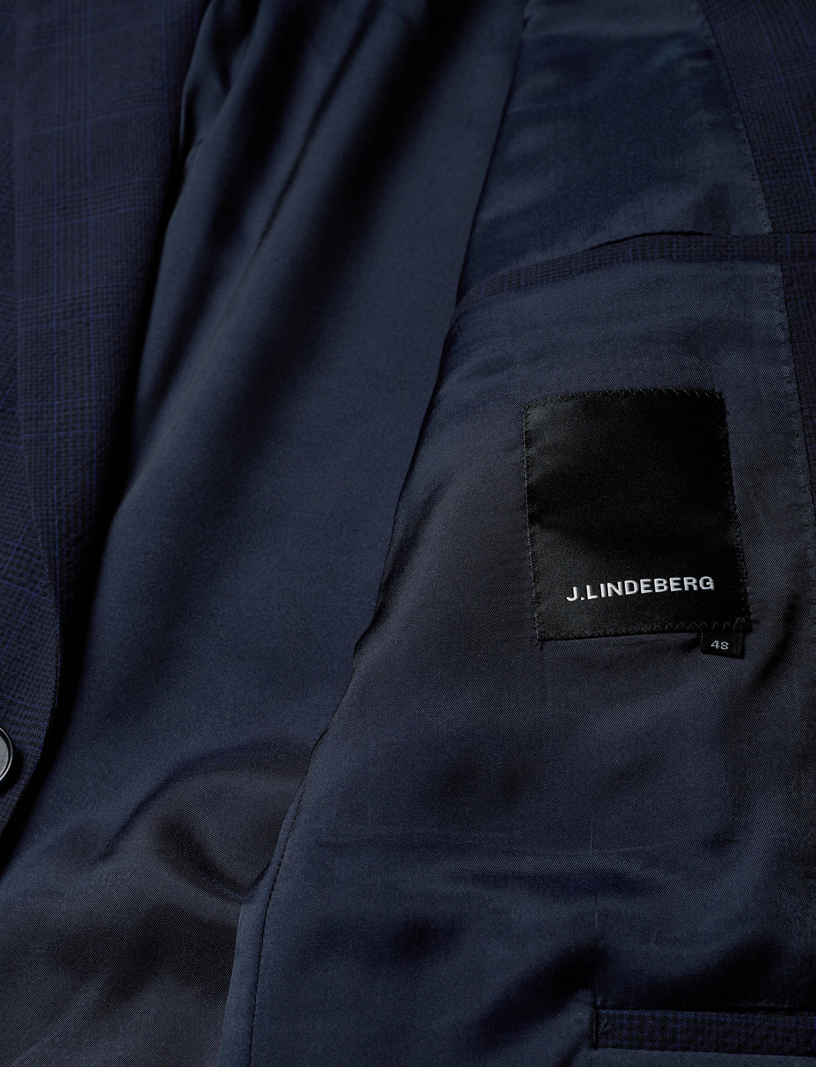 J. Lindeberg - Hopper Soft-Seersucker - mid blue - 4
