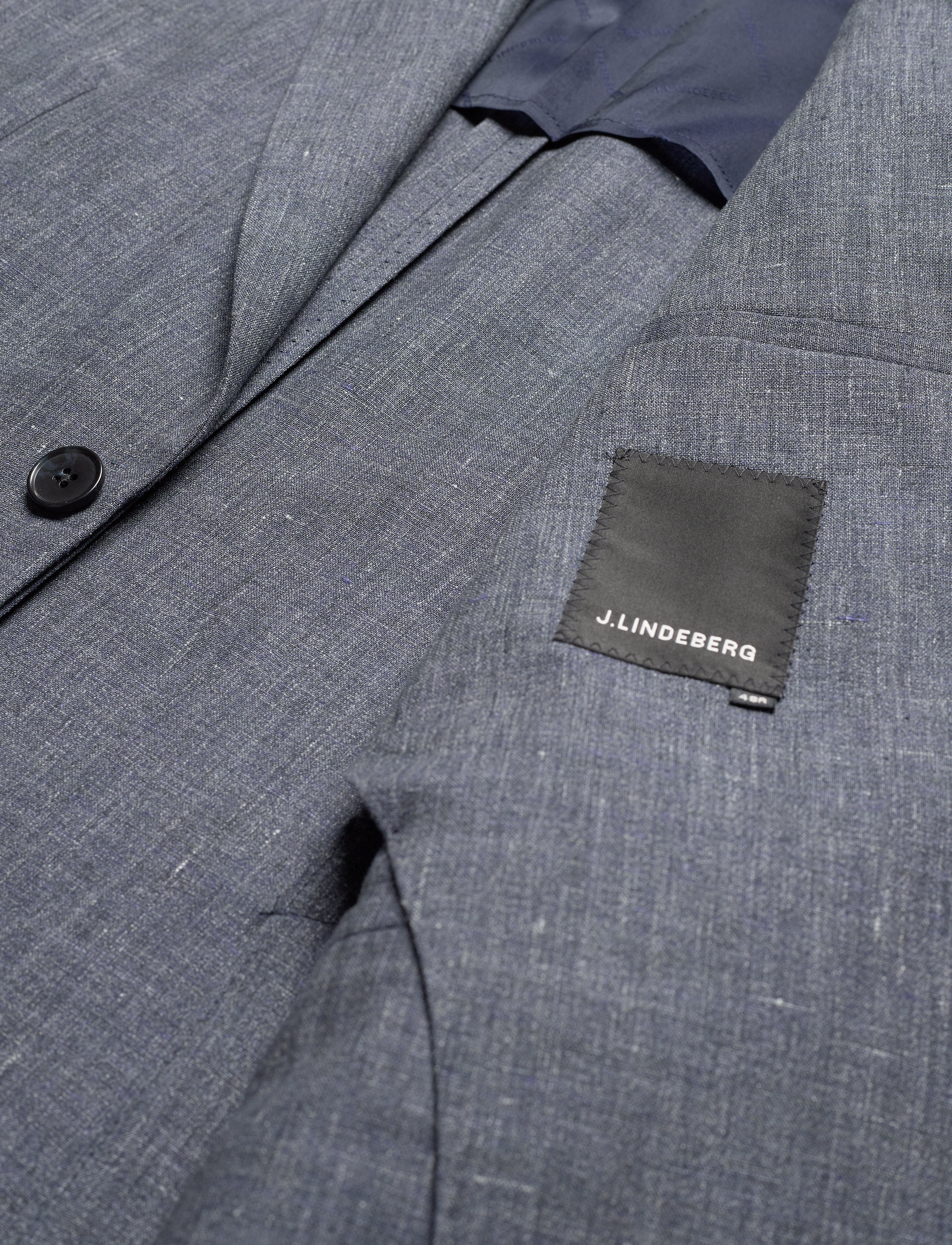 J. Lindeberg - Hopper Soft-Tech Linen - mid blue - 4