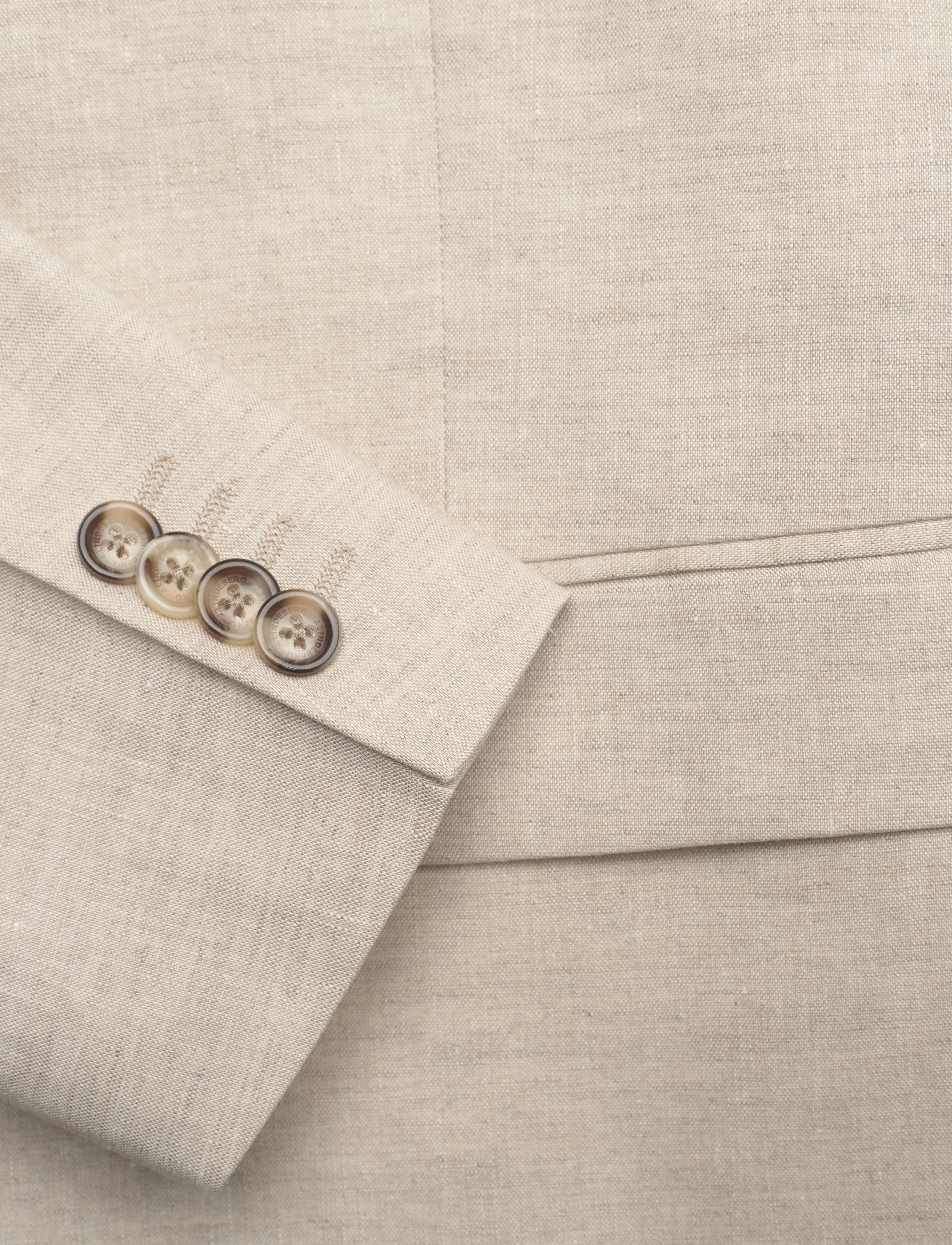 J. Lindeberg - Hopper U Super Linen Blazer - moonbeam - 3