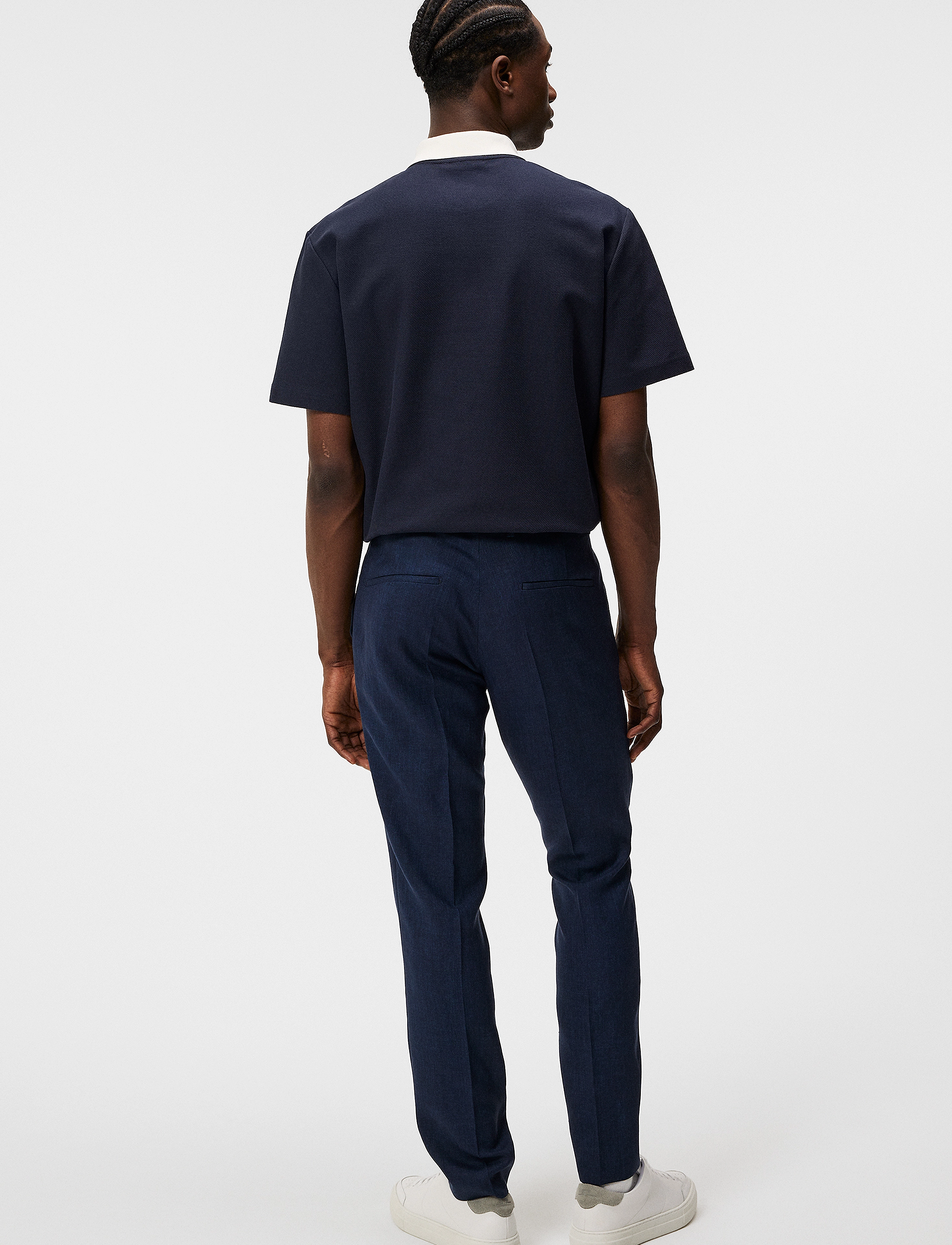 J. Lindeberg - Grant Super Linen Pants - jl navy - 3
