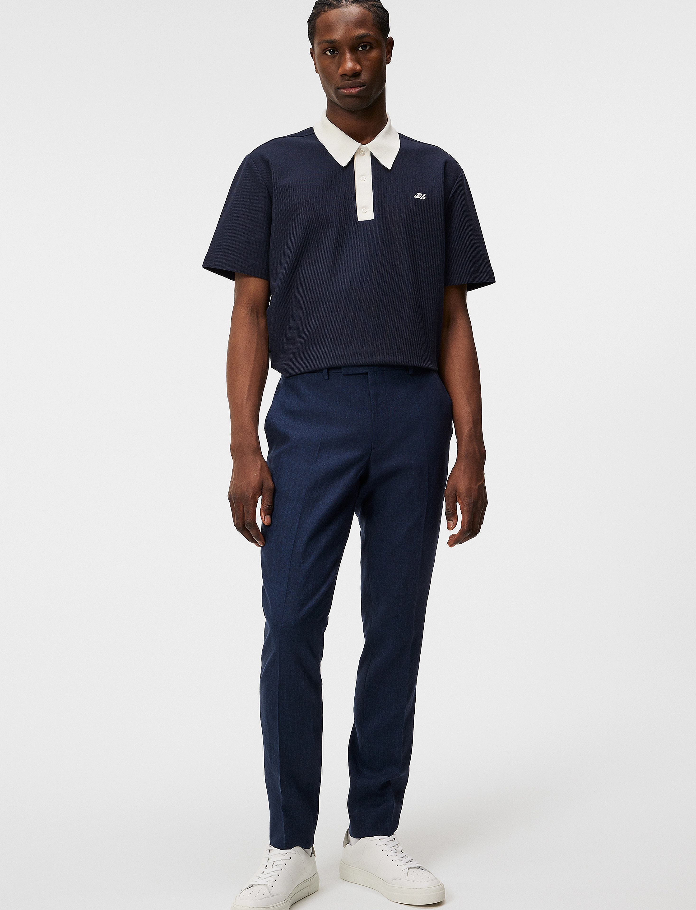 J. Lindeberg - Grant Super Linen Pants - jl navy - 4