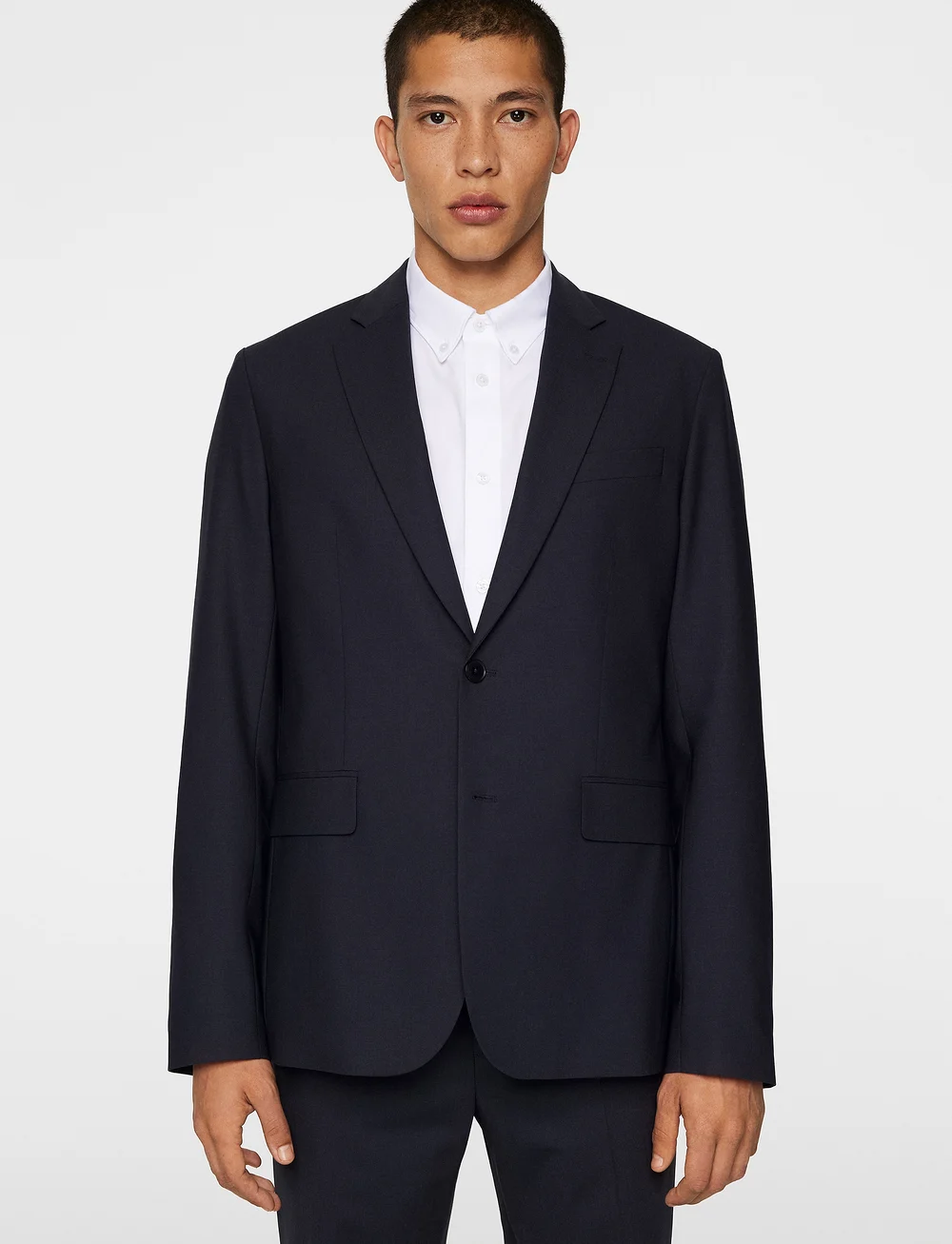J. Lindeberg - Elton U Bi Stretch Blazer - Ühe rinnatisega pintsakud - jl navy - 0