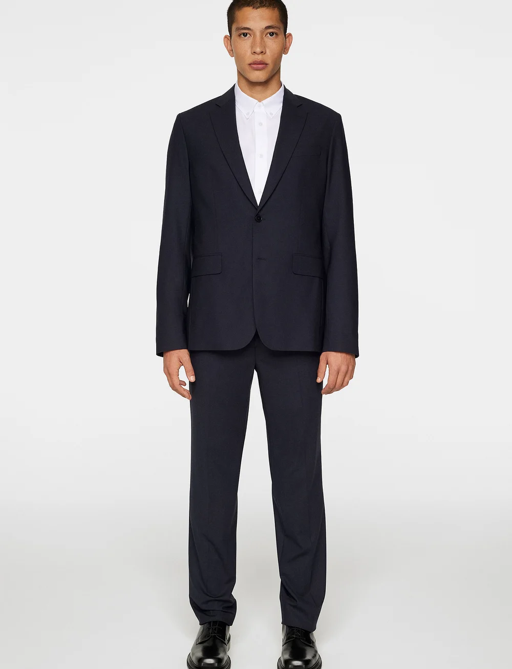 J. Lindeberg - Elton U Bi Stretch Blazer - Ühe rinnatisega pintsakud - jl navy - 4