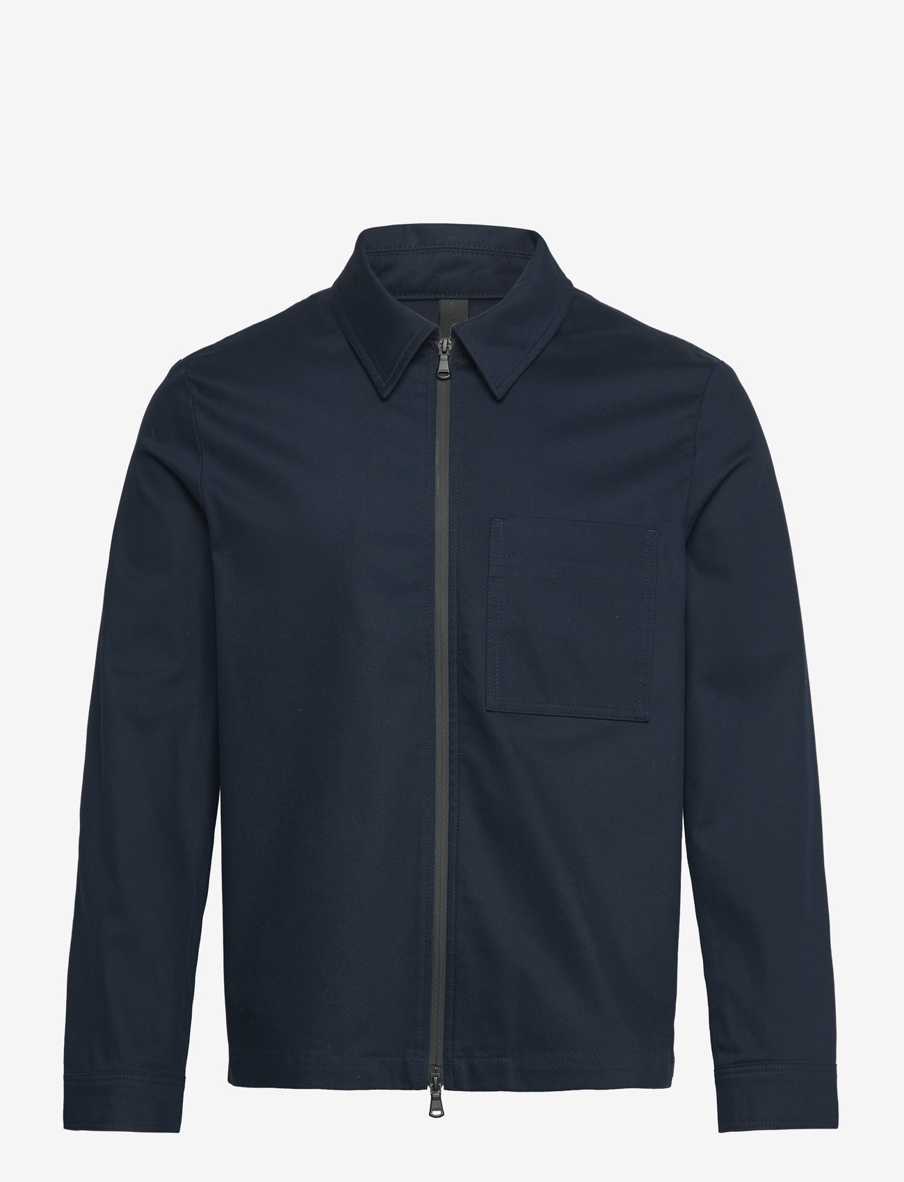 J. Lindeberg - Julius Cotton Twill Overshirt - shop efter anledning - jl navy - 1