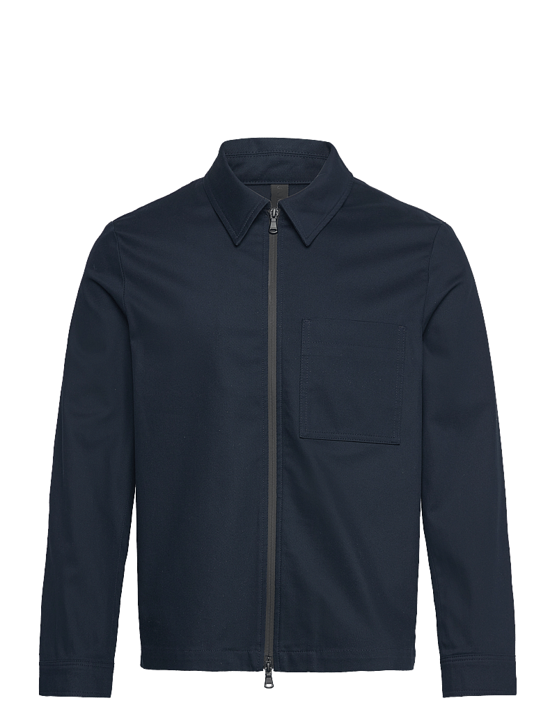 J. Lindeberg - Julius Cotton Twill Overshirt - shop efter anledning - jl navy - 1