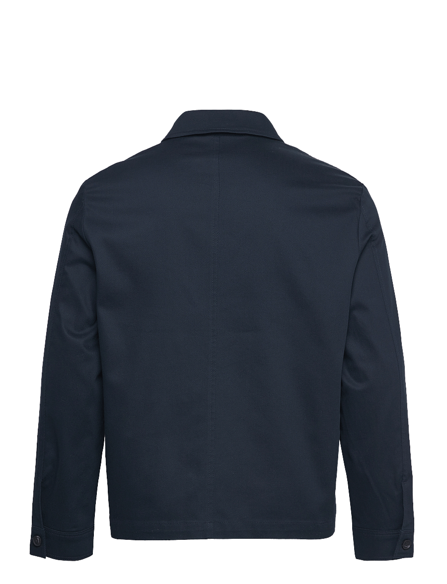 J. Lindeberg - Julius Cotton Twill Overshirt - overshirts - jl navy - 2