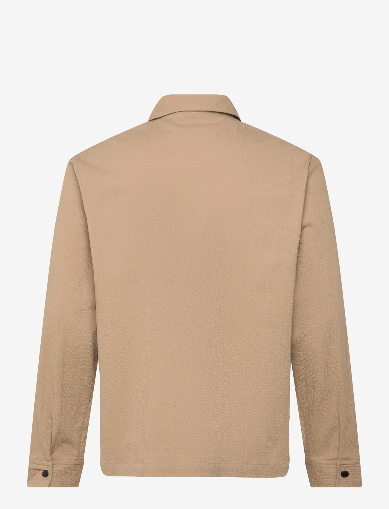J. Lindeberg - Celian Seersucker Overshirt - kevadjoped - batique khaki - 1