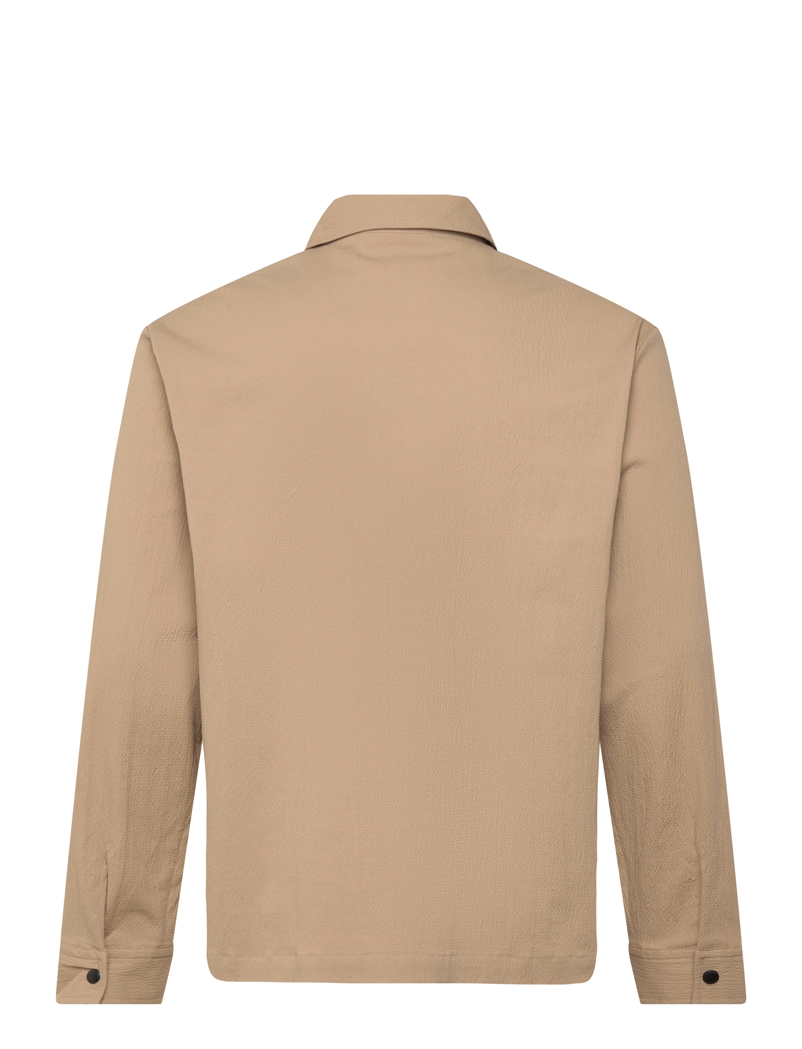 J. Lindeberg - Celian Seersucker Overshirt - forårsjakker - batique khaki - 2