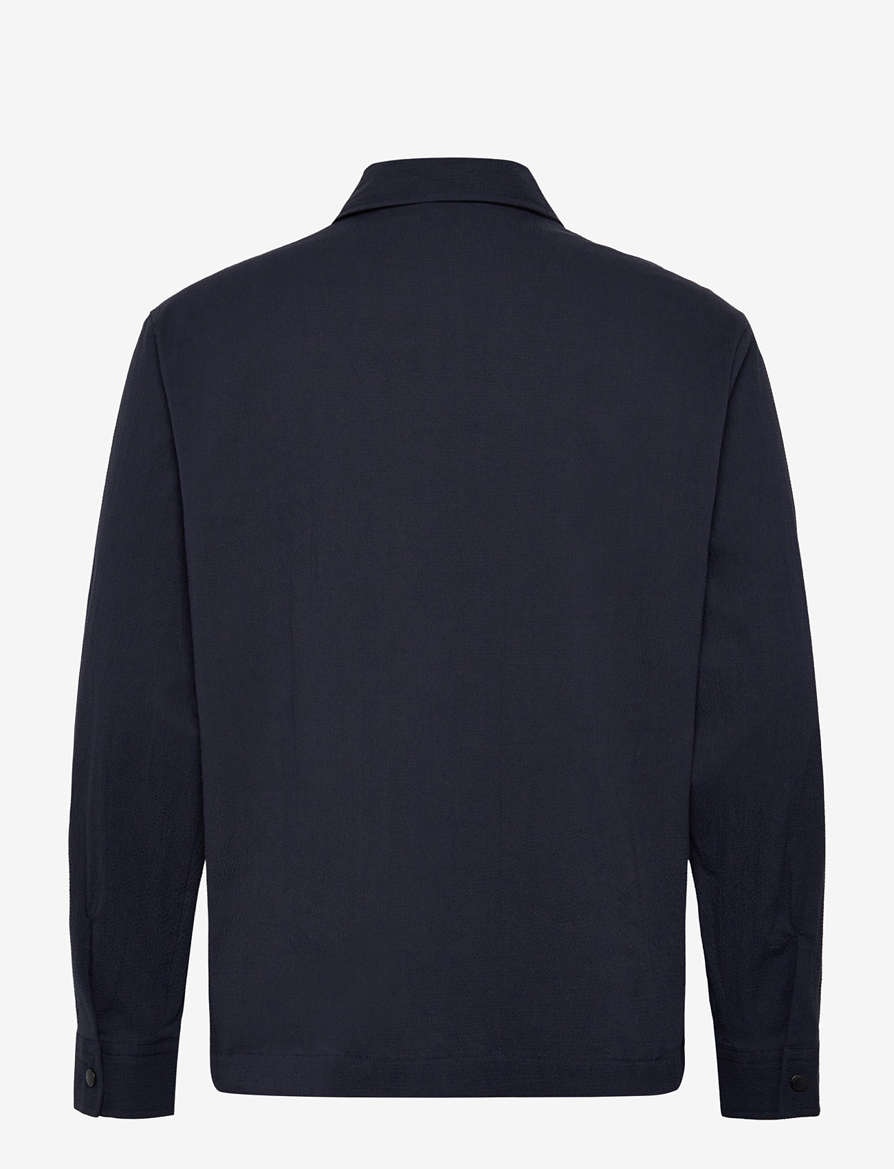 J. Lindeberg - Celian Seersucker Overshirt - forårsjakker - jl navy - 2