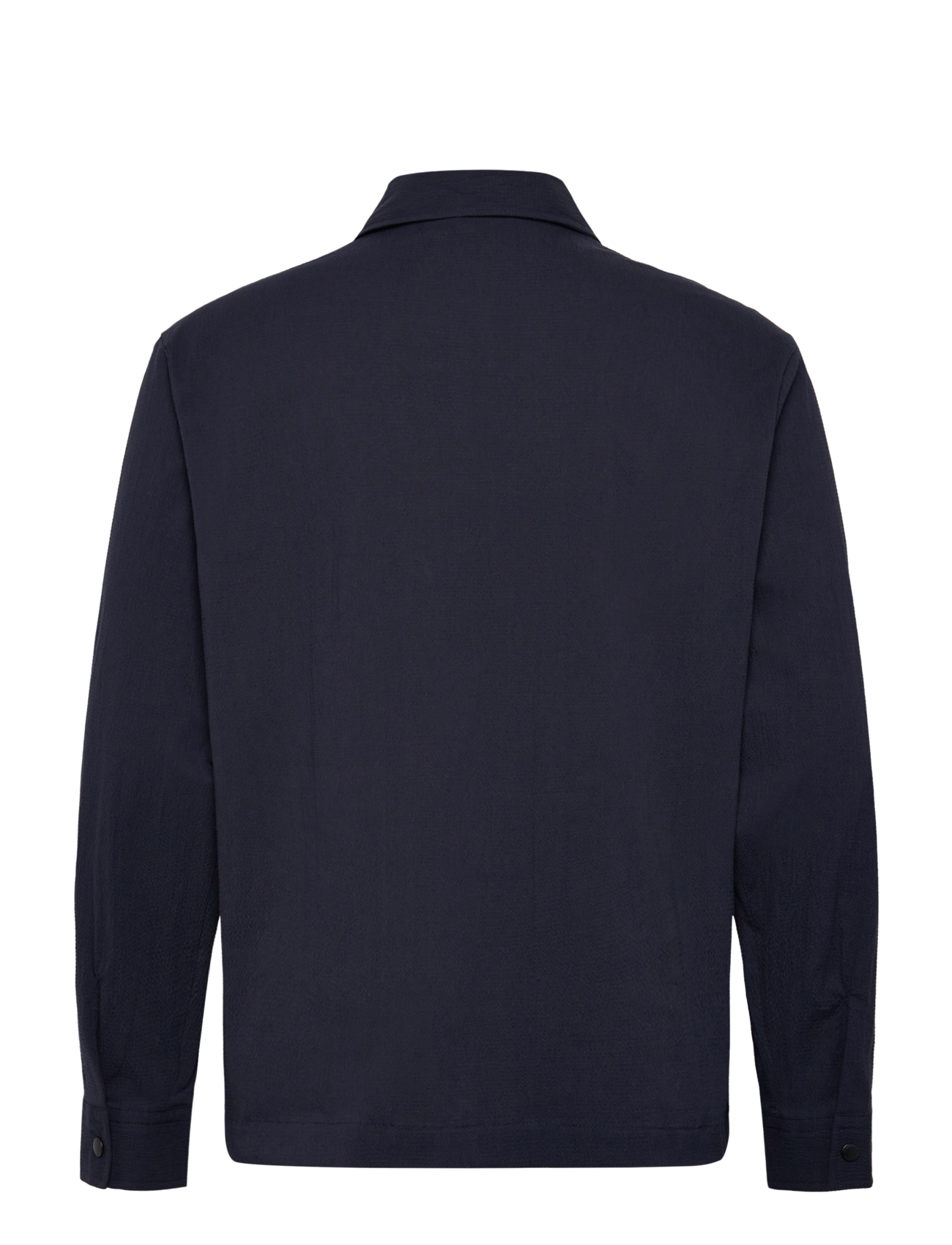 J. Lindeberg - Celian Seersucker Overshirt - forårsjakker - jl navy - 2
