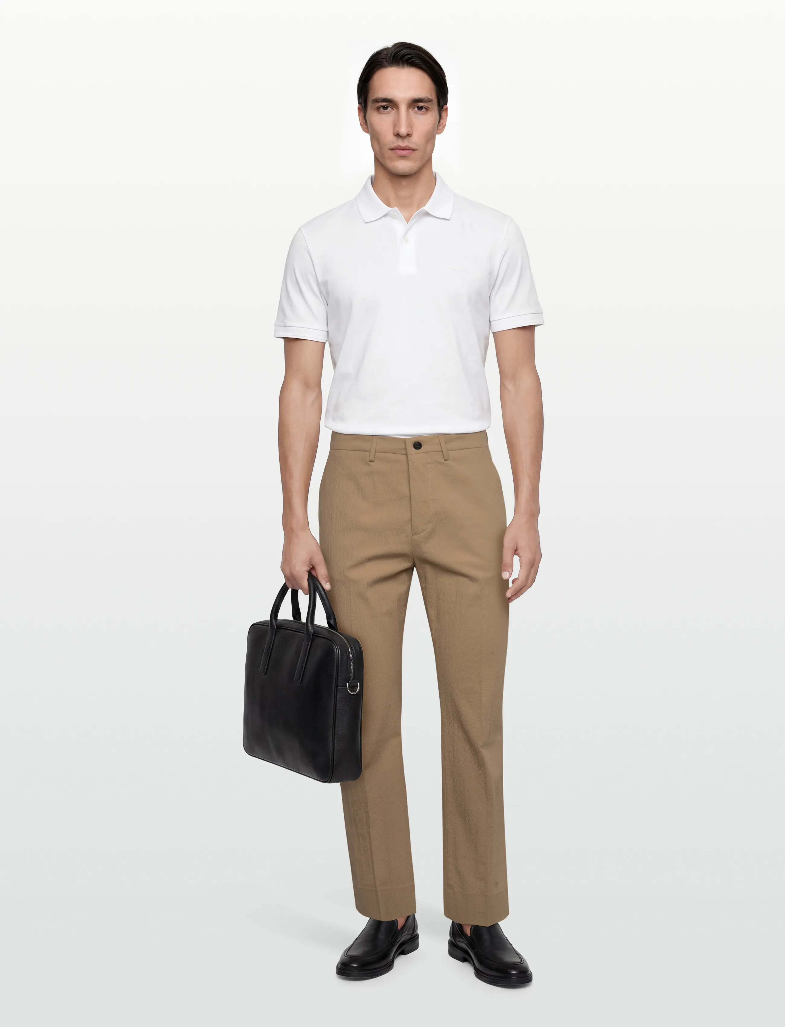 J. Lindeberg Dropper Seersucker Pants, 48 x 32, Trousers, Beige - Formal, Männerswear