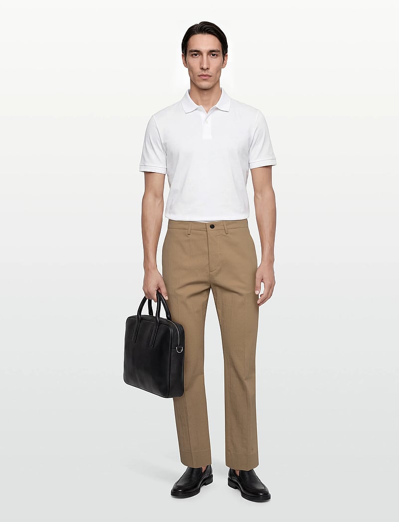J. Lindeberg - Dropper Seersucker Pants - habitbukser - batique khaki - 0