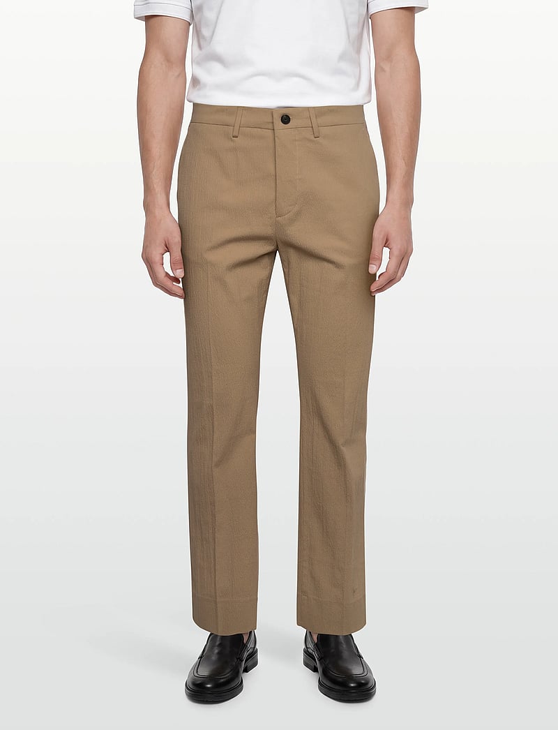 J. Lindeberg - Dropper Seersucker Pants - habitbukser - batique khaki - 3
