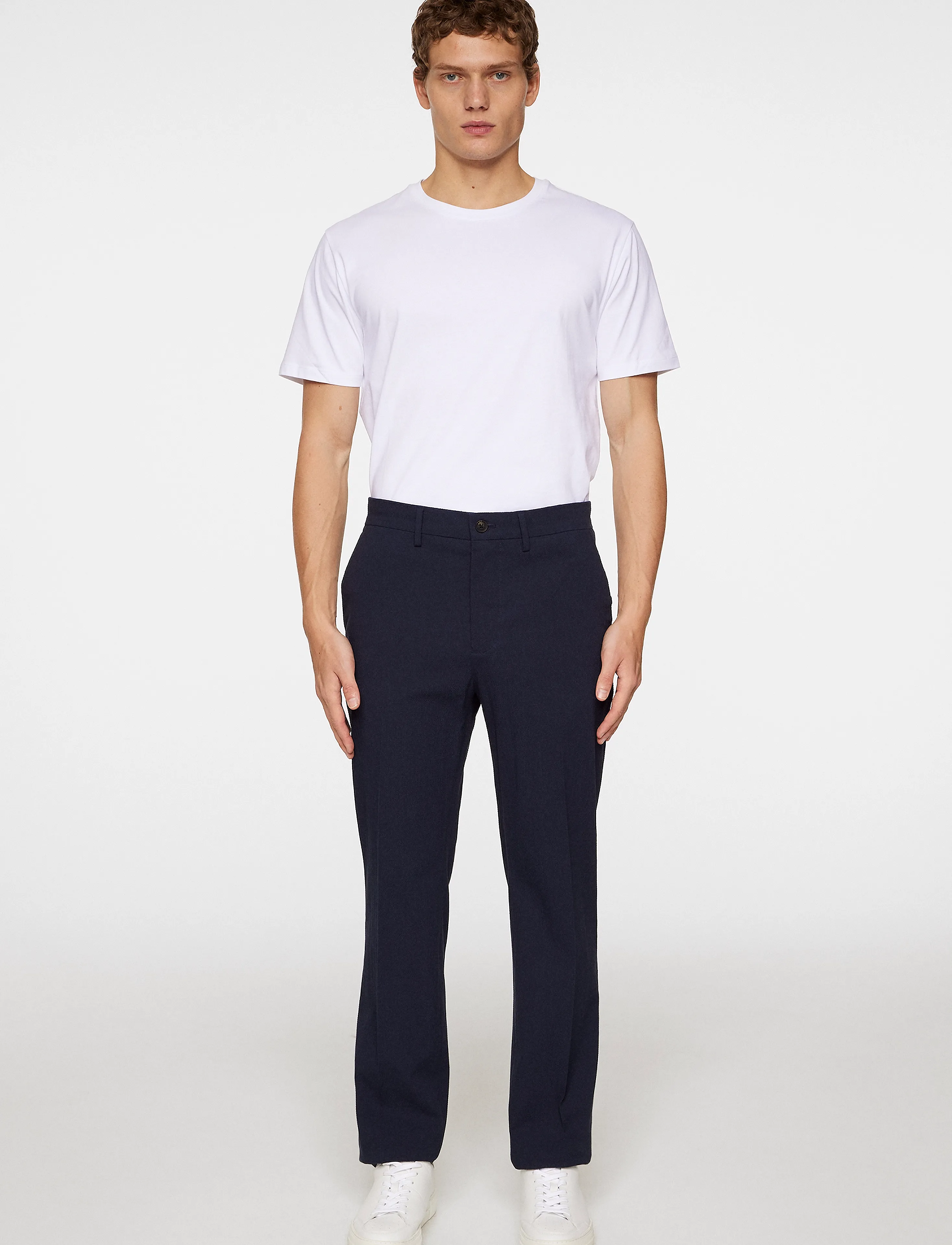 J. Lindeberg - Dropper Seersucker Pants - habitbukser - jl navy - 4
