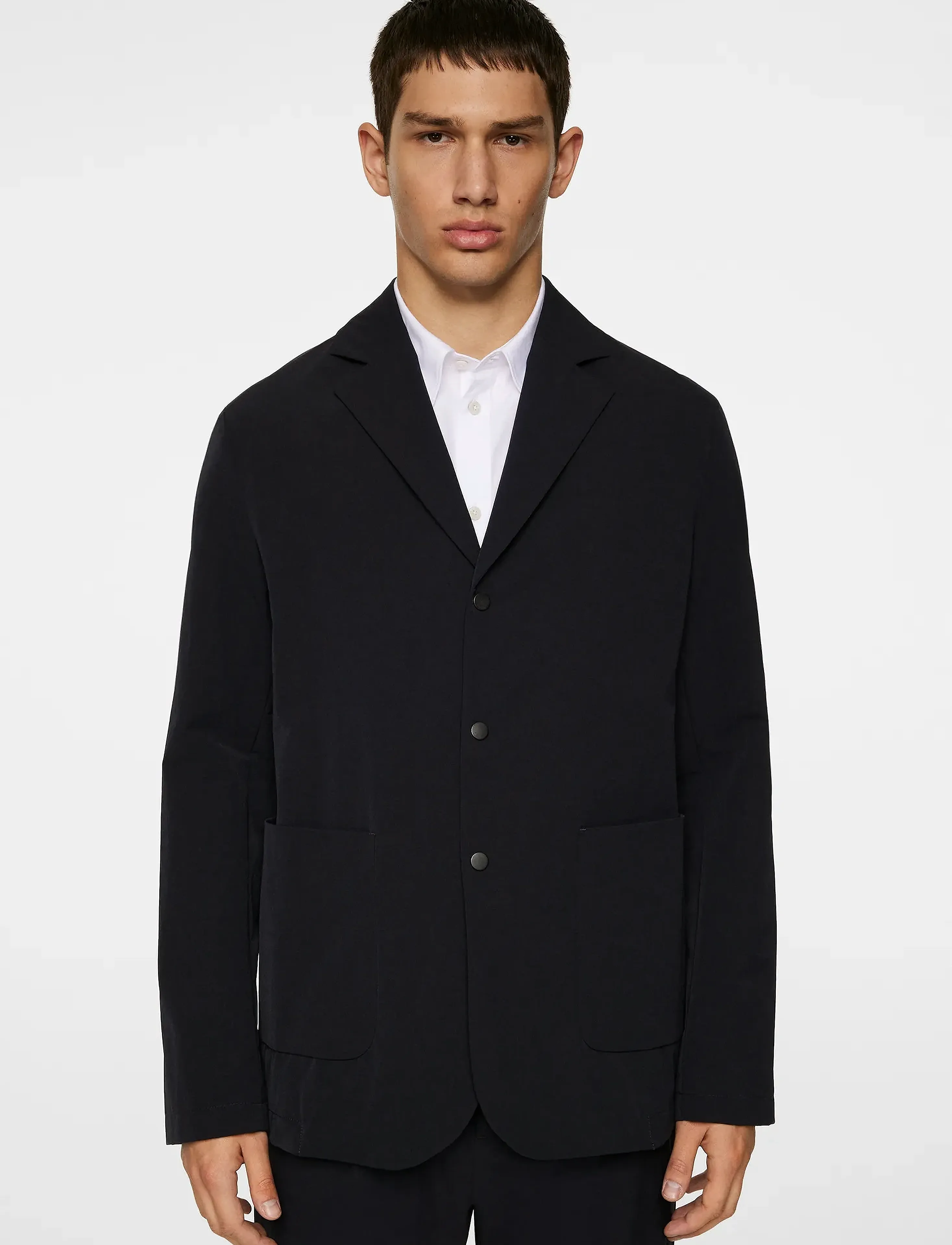 J. Lindeberg Barry Wr Tech Blazer, M, Navy, Blazere > Enkeltradede Blazere, Herre