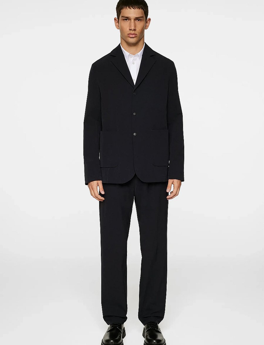 J. Lindeberg - Barry WR Tech Blazer - Ühe rinnatisega pintsakud - jl navy - 4