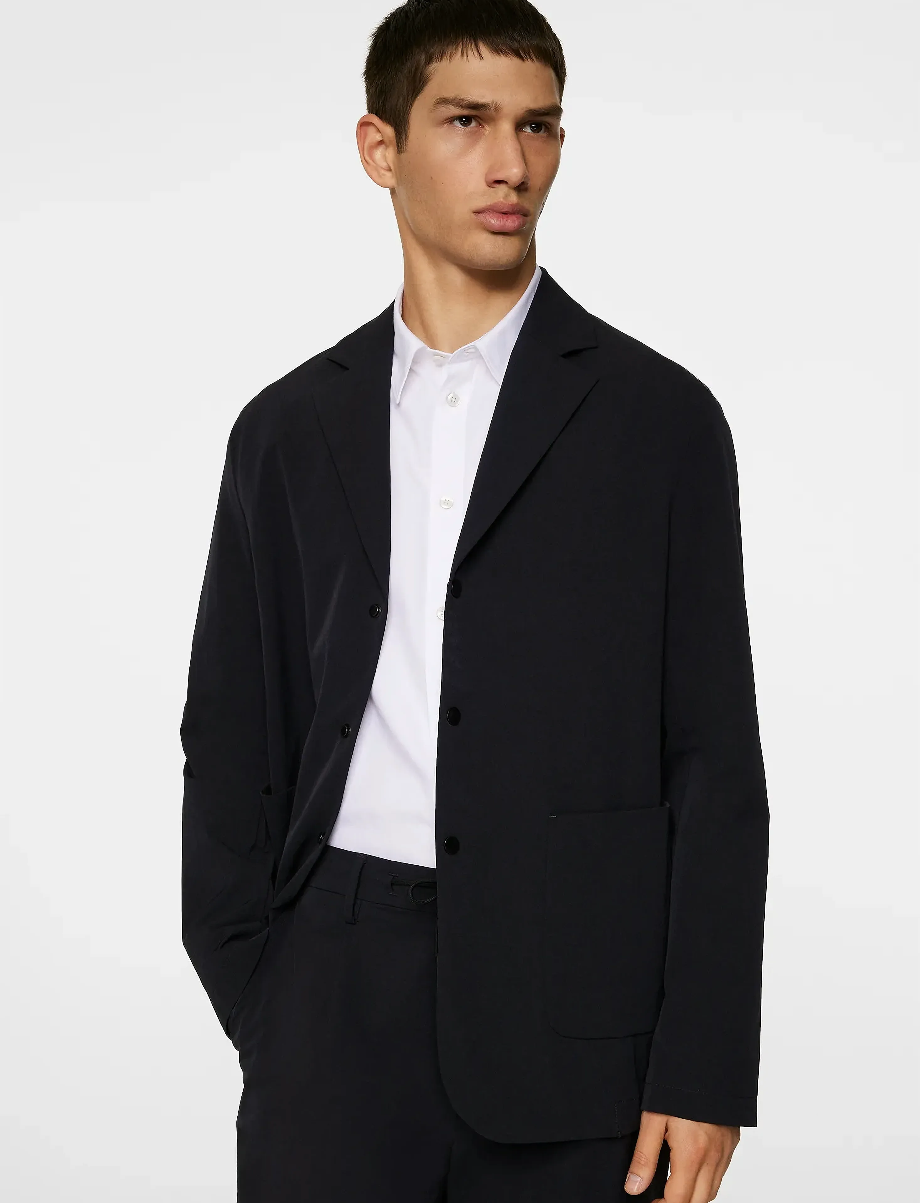 J. Lindeberg - Barry WR Tech Blazer - single breasted blazers - jl navy - 5
