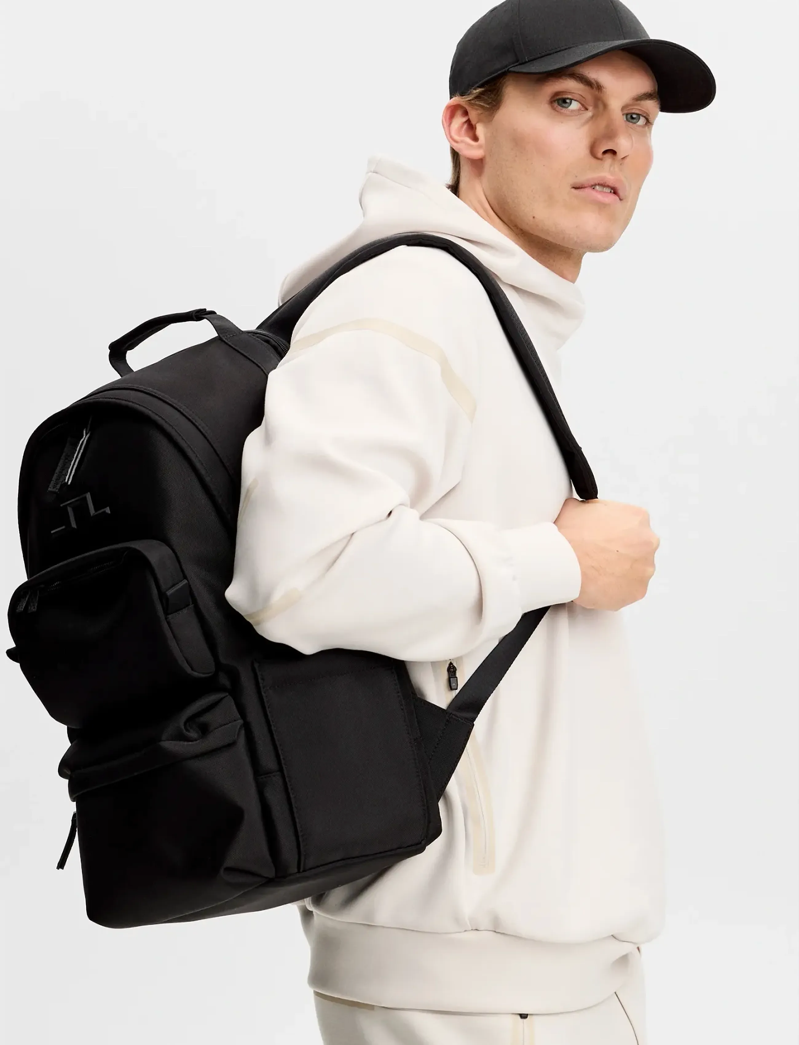 J. Lindeberg Cooper Daypack - Skandinavisk - BLACK / black