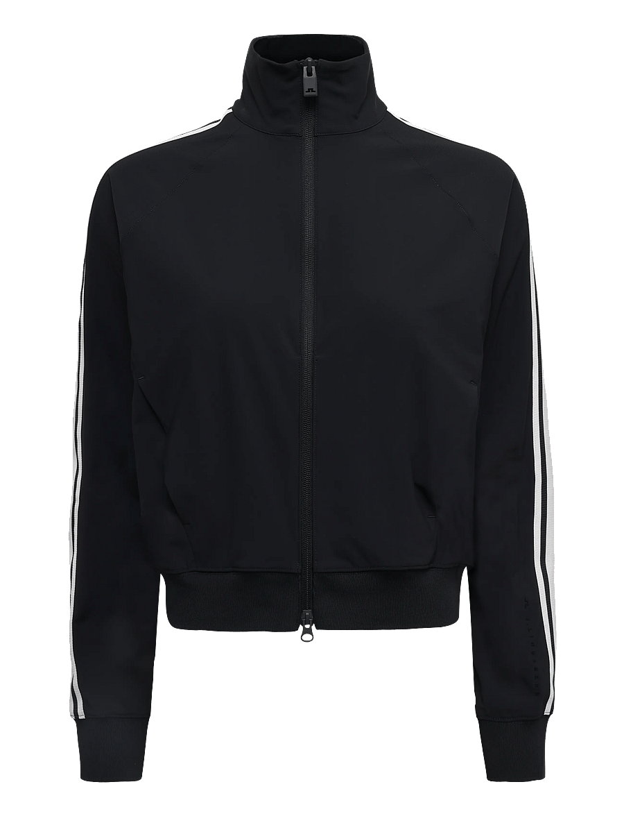 J. Lindeberg - FABIOLA TRACK JACKET - leichte jacken - black - 1