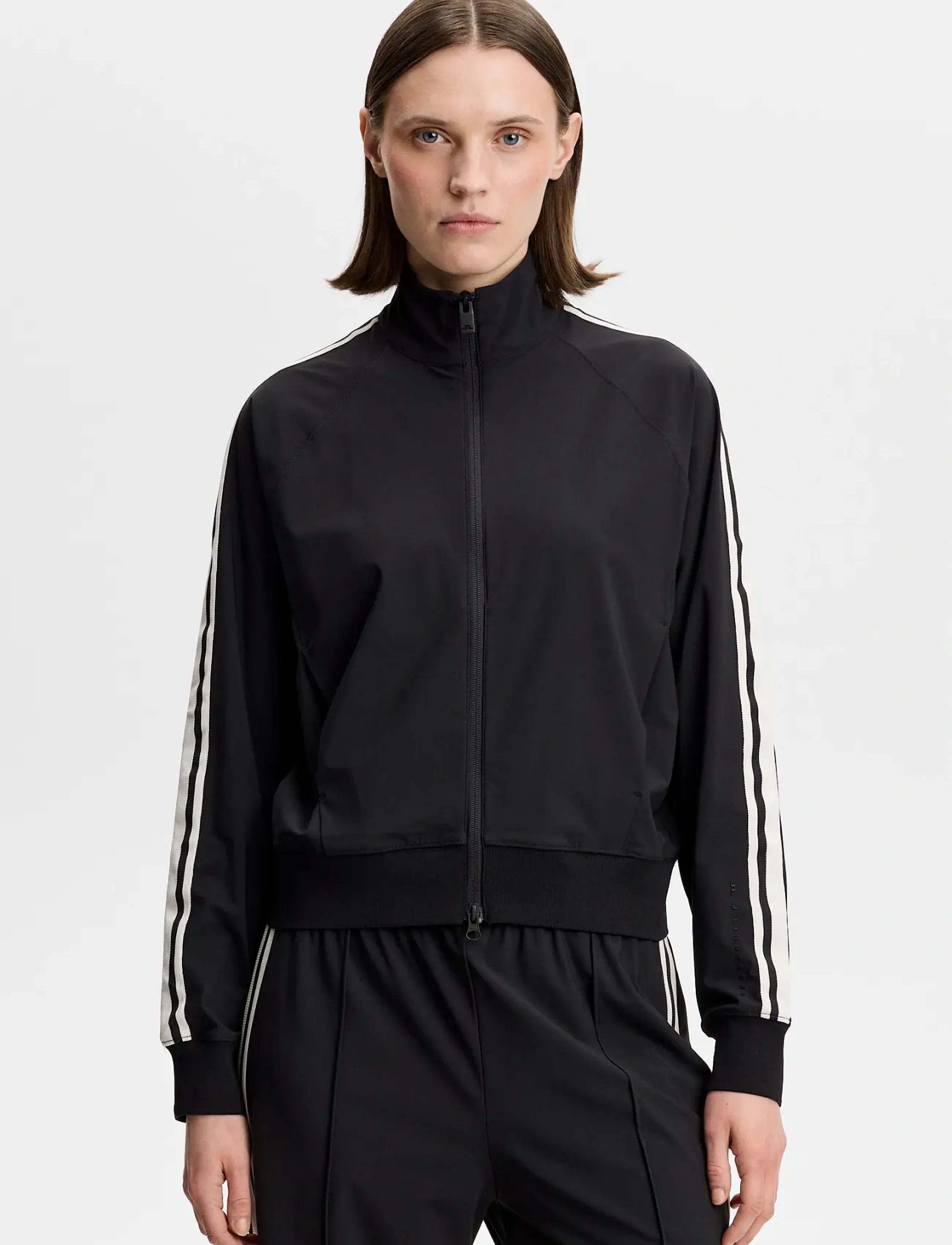 J. Lindeberg FABIOLA TRACK JACKET - Kleidung - BLACK / black