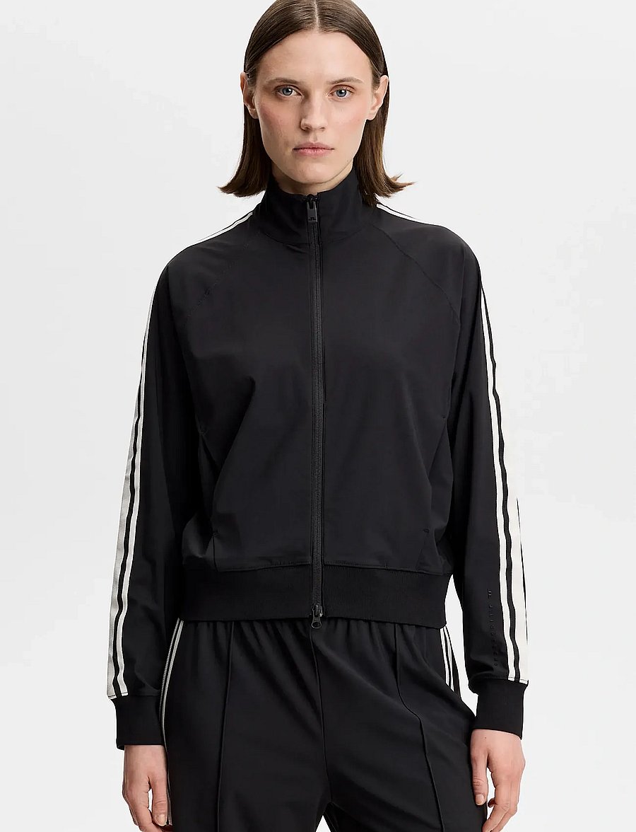 J. Lindeberg - FABIOLA TRACK JACKET - frühlingsjacken - black - 0