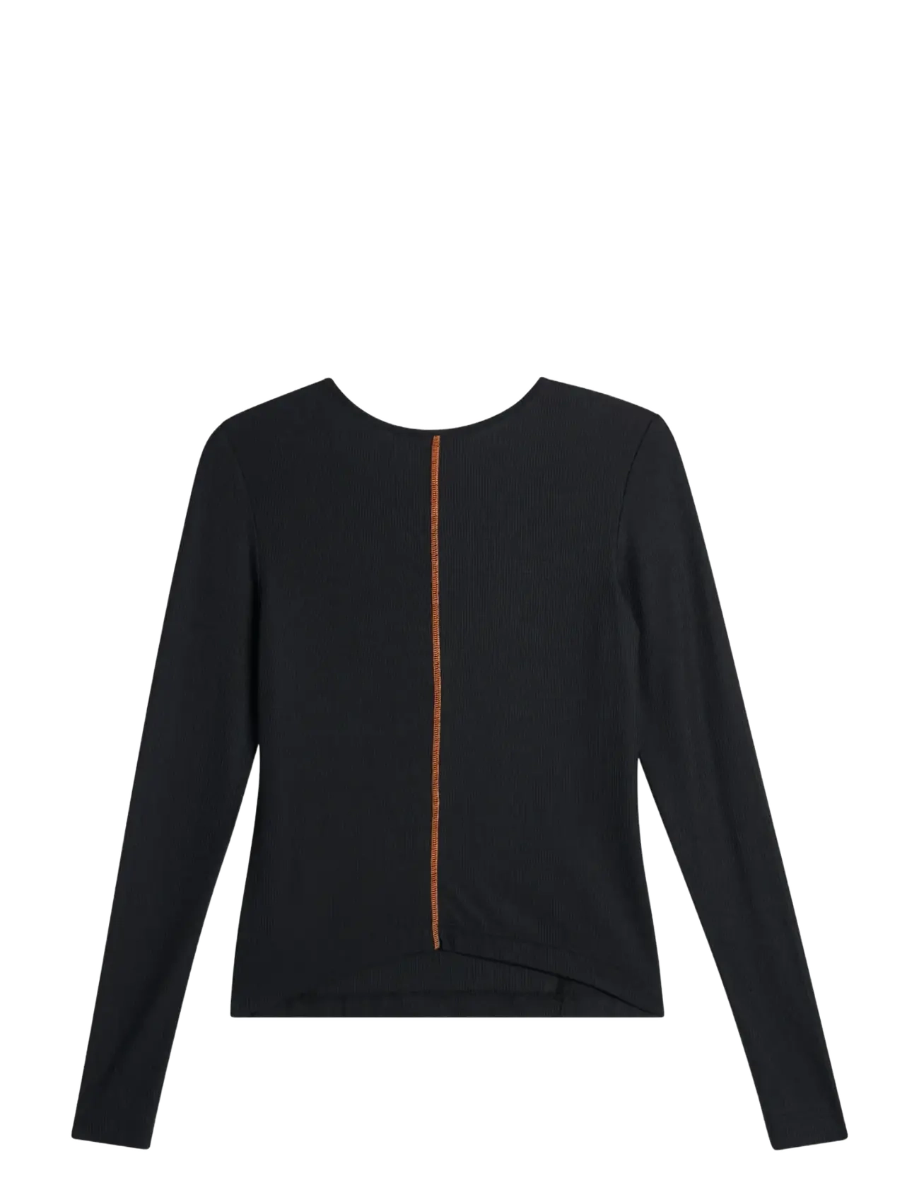 J. Lindeberg - SANNA RIB HENLEY LS - pitkähihaiset paidat - black - 2