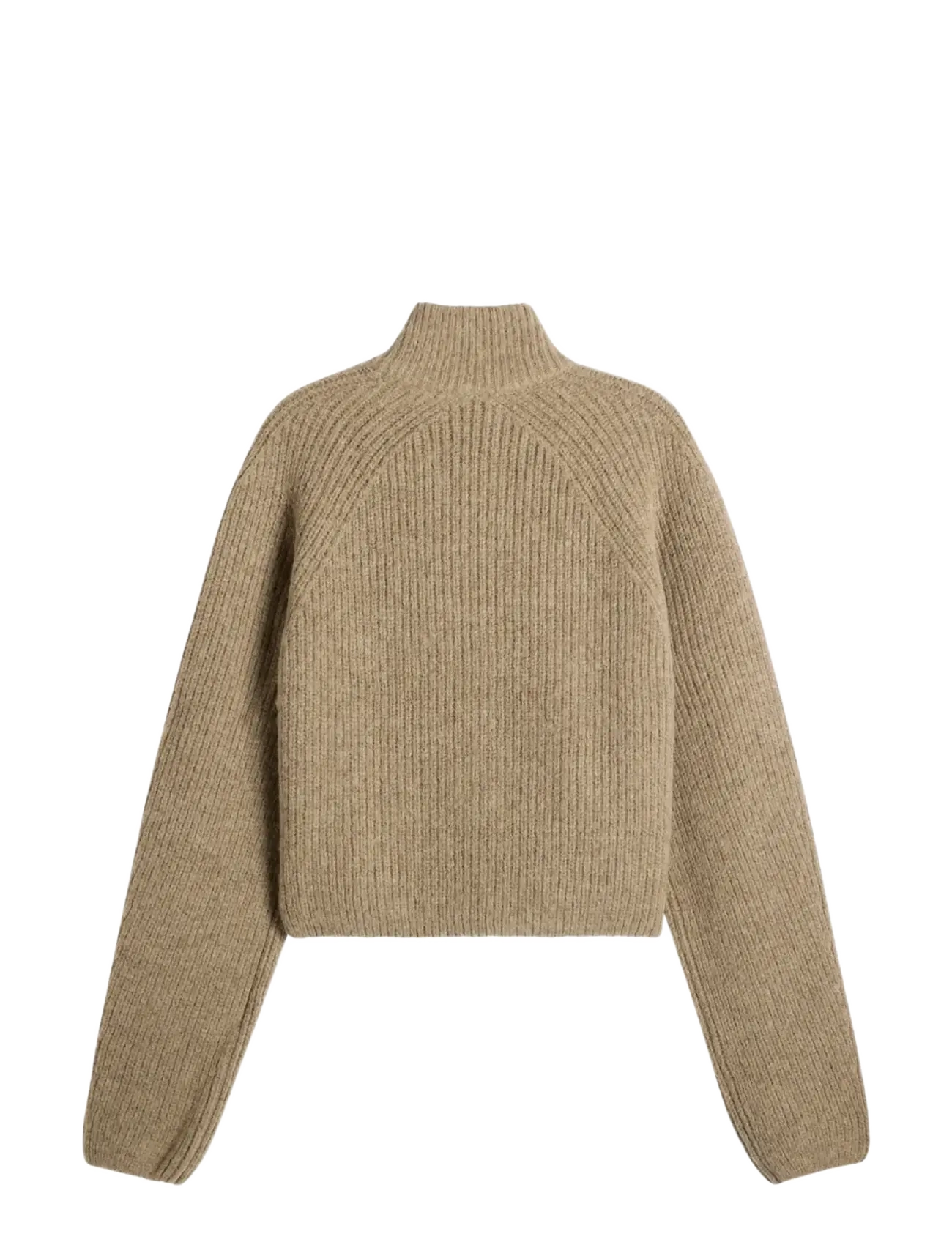 J. Lindeberg - WHITNEY RIB KNIT FULL ZIP - crop tops - brindle - 2