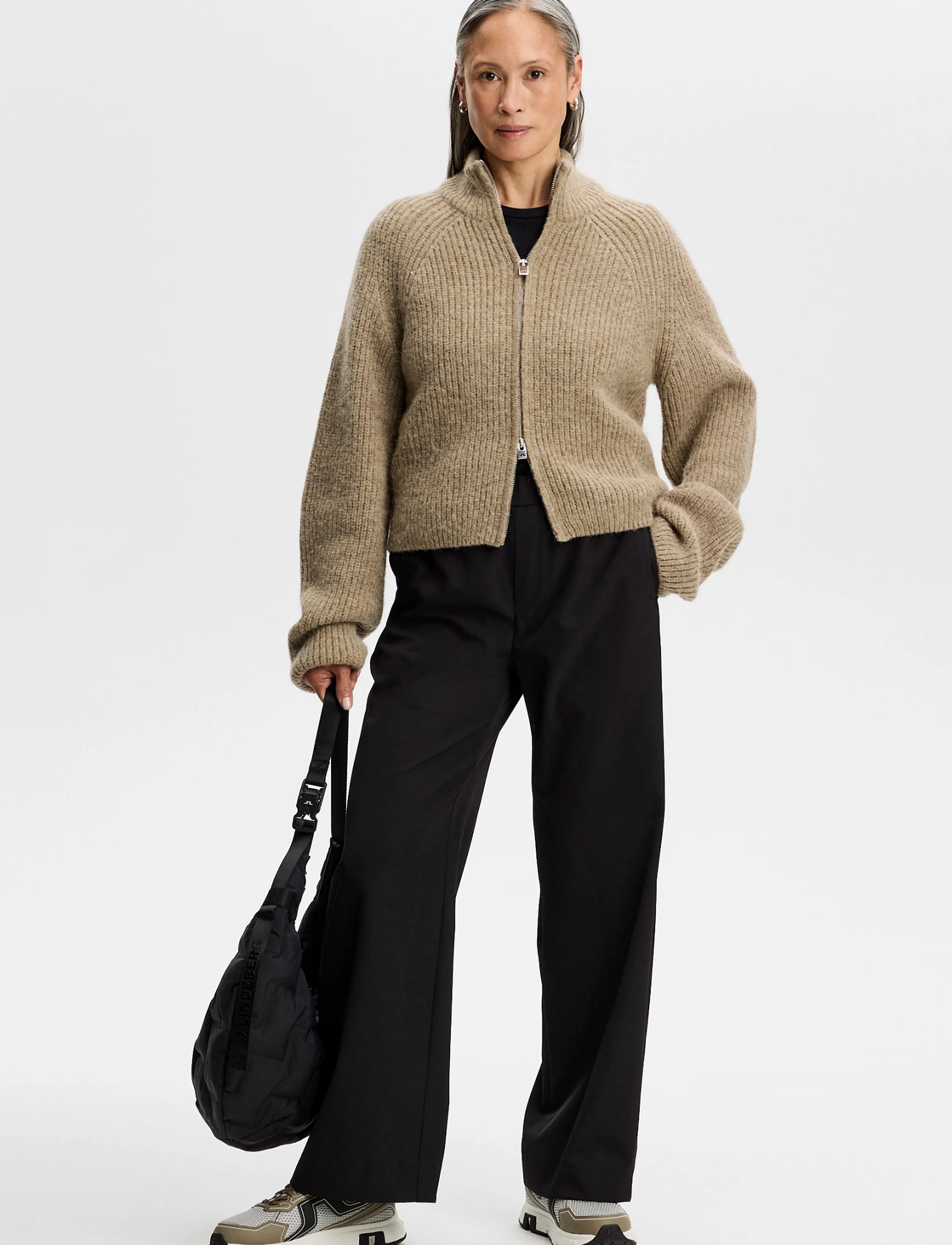 Whitney Rib Knit Full Zip