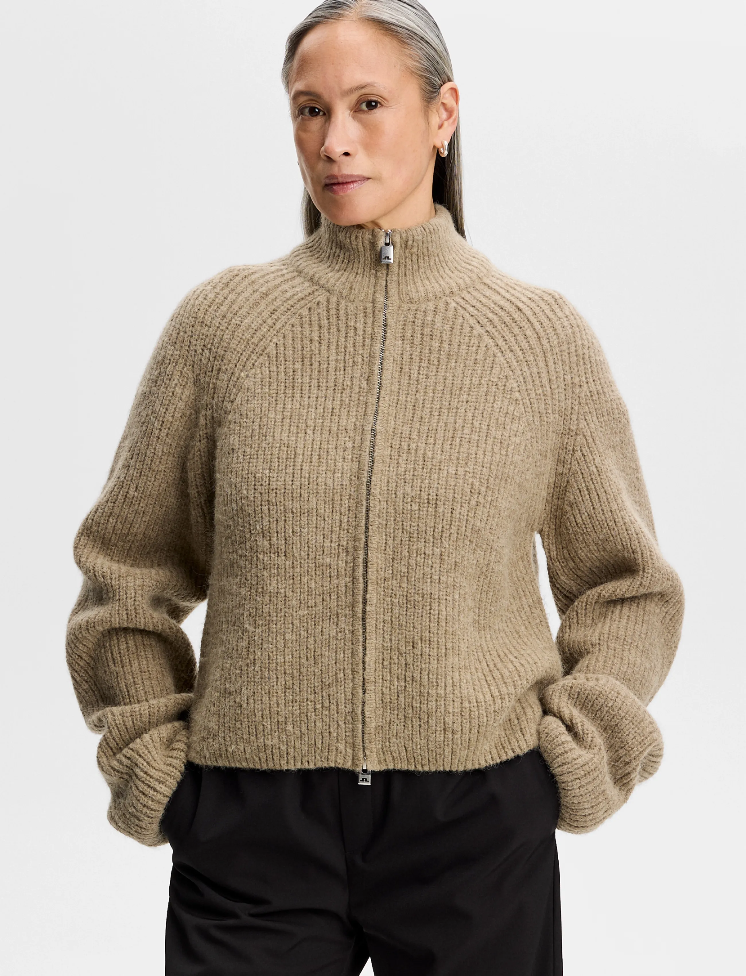 Whitney Rib Knit Full Zip 2