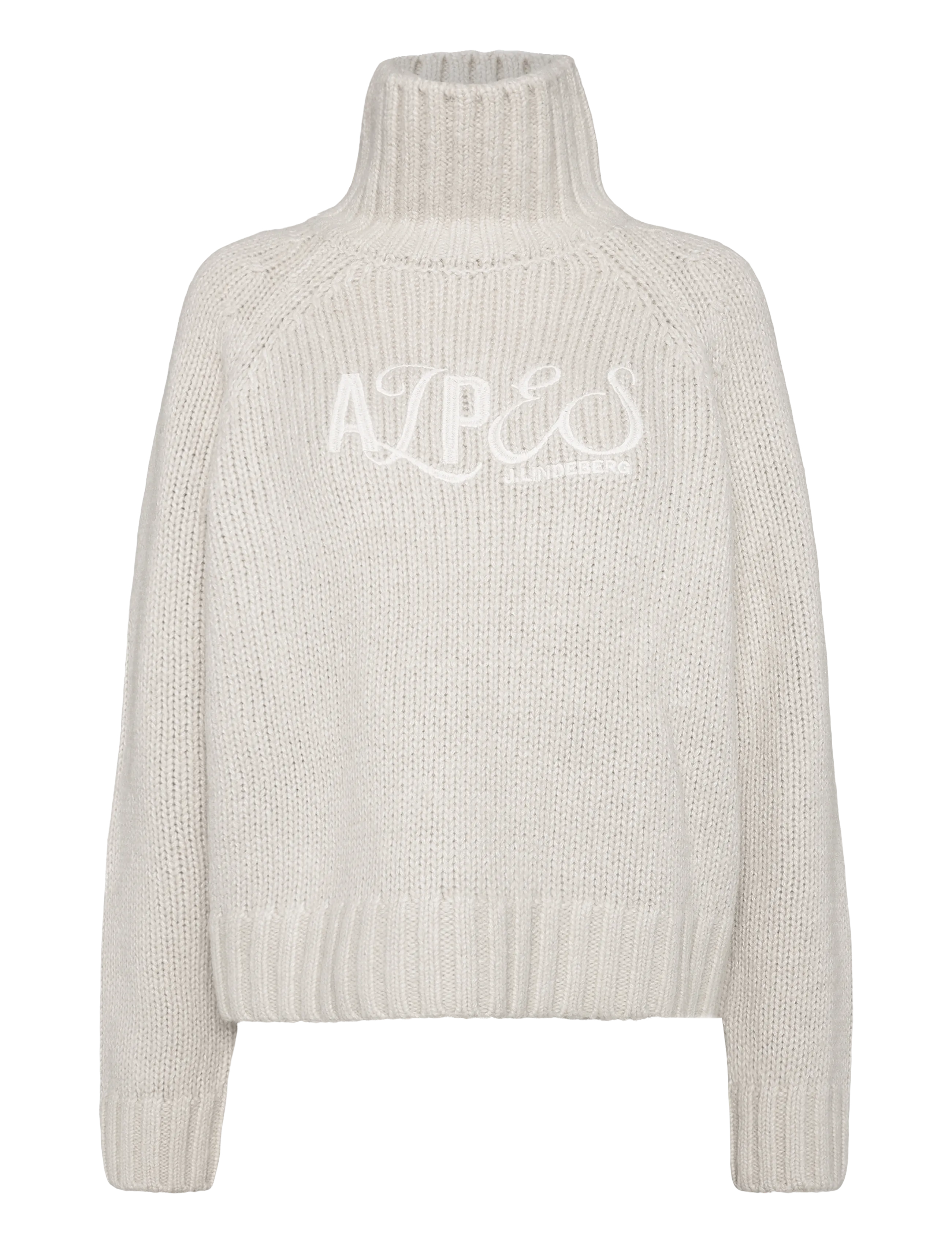 J. Lindeberg APRIL CHUNKY KNIT TURTLENECK - J.Lindeberg - MOONBEAM / cream