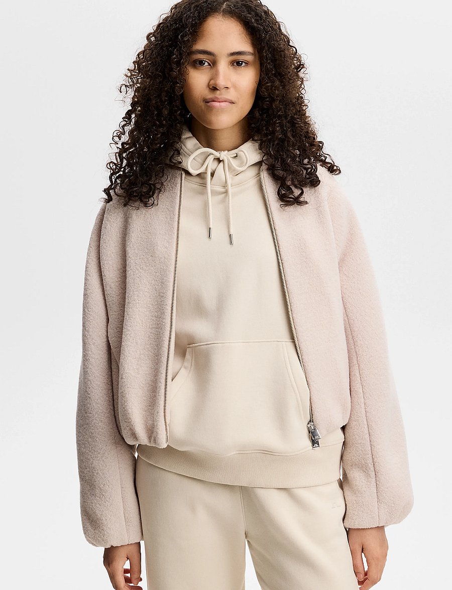 J. Lindeberg - BEATRICE BOMBER JACKET - moonbeam - 0