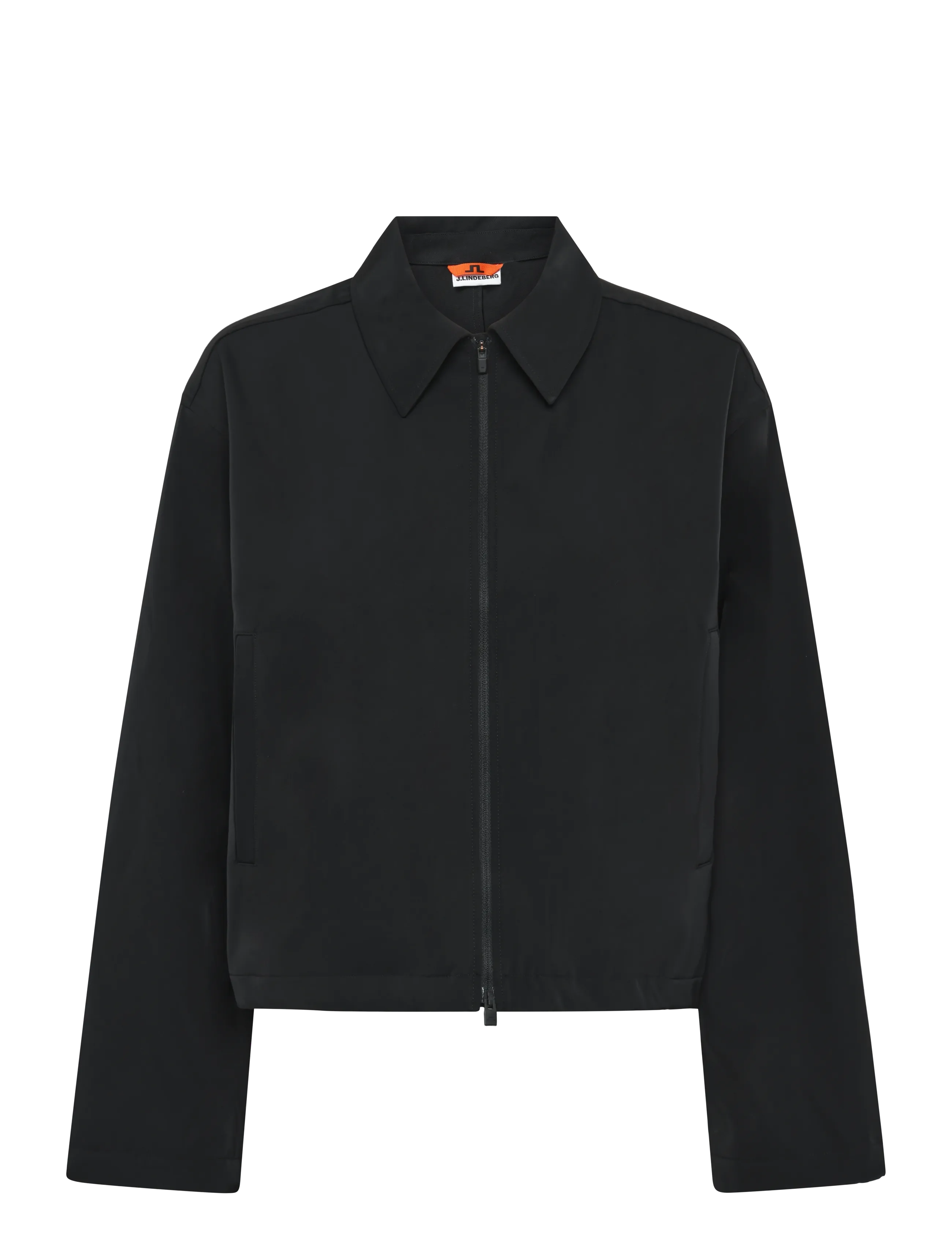 J. Lindeberg MELLIE TECH DRAPE OVERSHIRT - Kleidung - BLACK / black