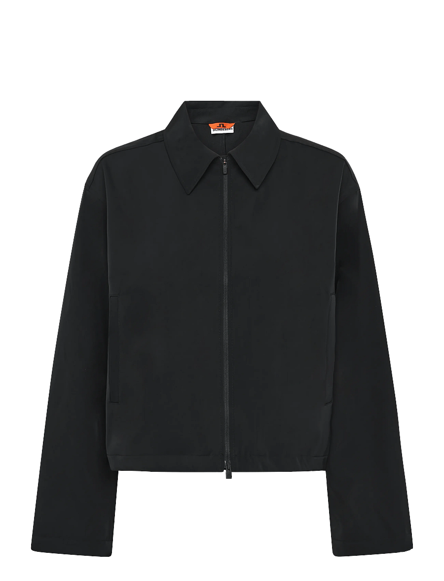 J. Lindeberg - MELLIE TECH DRAPE OVERSHIRT - black - 0