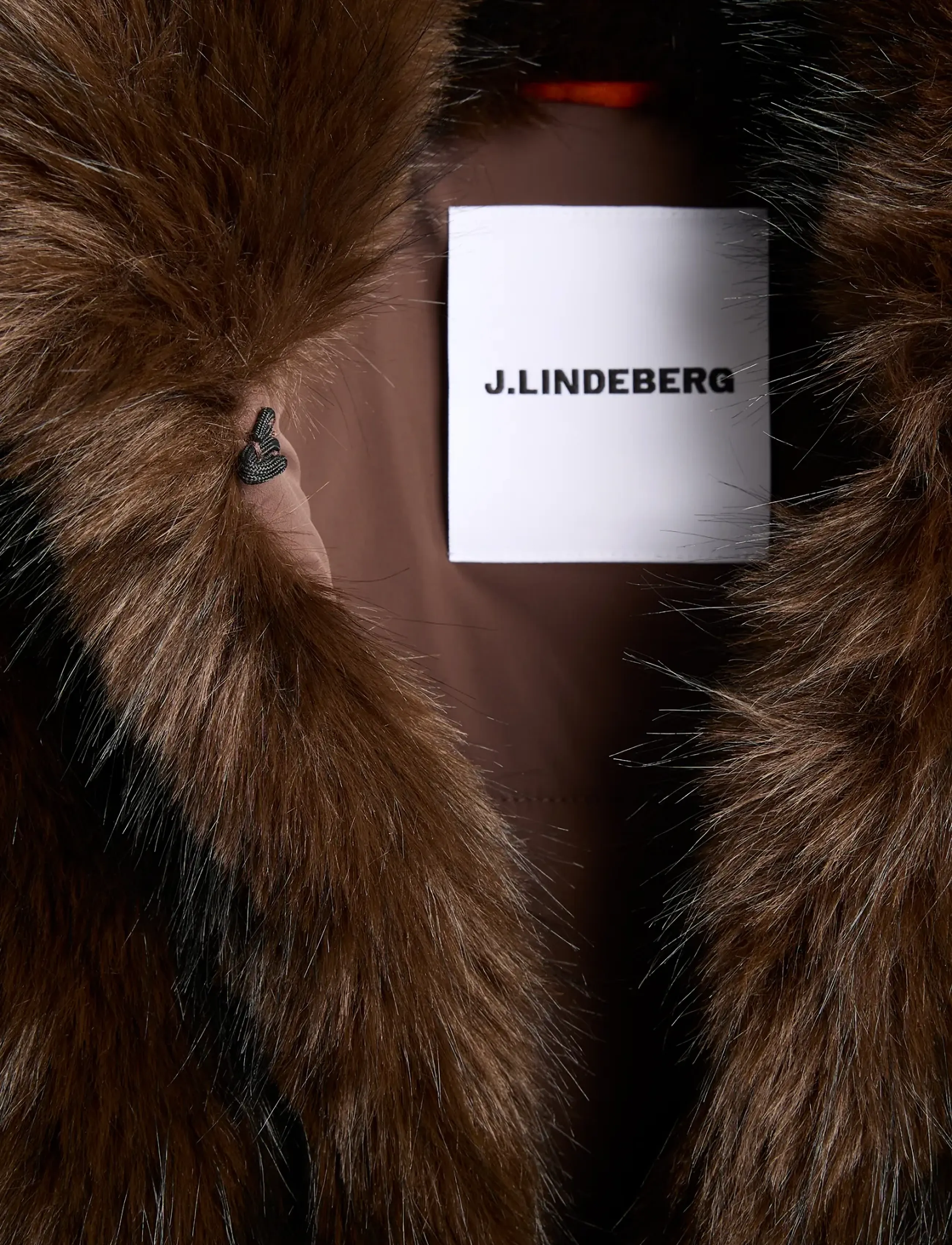 J. Lindeberg - DARIA FAUX FUR BALL VEST - fleece & teddy vests - seal brown - 2