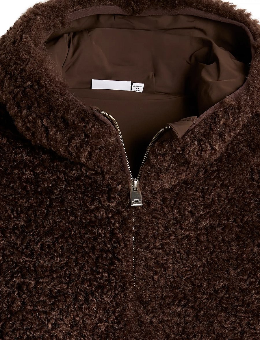 J. Lindeberg - ELINA PILE JACKET - fuskpäls - seal brown - 2