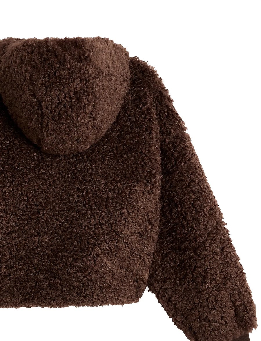 J. Lindeberg - ELINA PILE JACKET - fuskpäls - seal brown - 3
