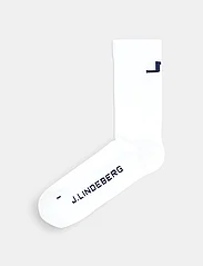 J. Lindeberg - Rolfi Golf Sock - ziemeļvalstu stils - white - 0