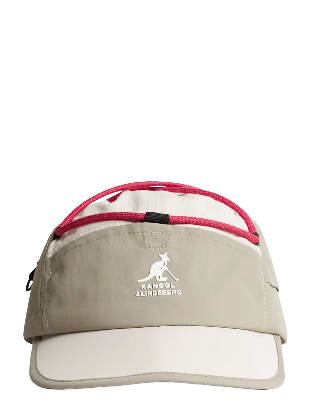 J. Lindeberg Coleman ALL THE GEAR Cap - Aksessuaarid - VINTAGE KHAKI / white
