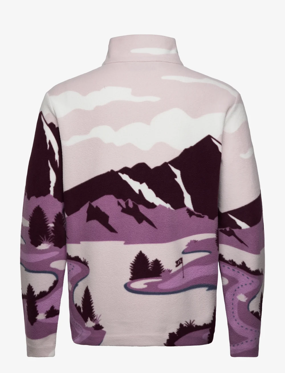 J. Lindeberg - Sammie Pile Jacket - fleece & midlayer - landscape fleece purple l - 2