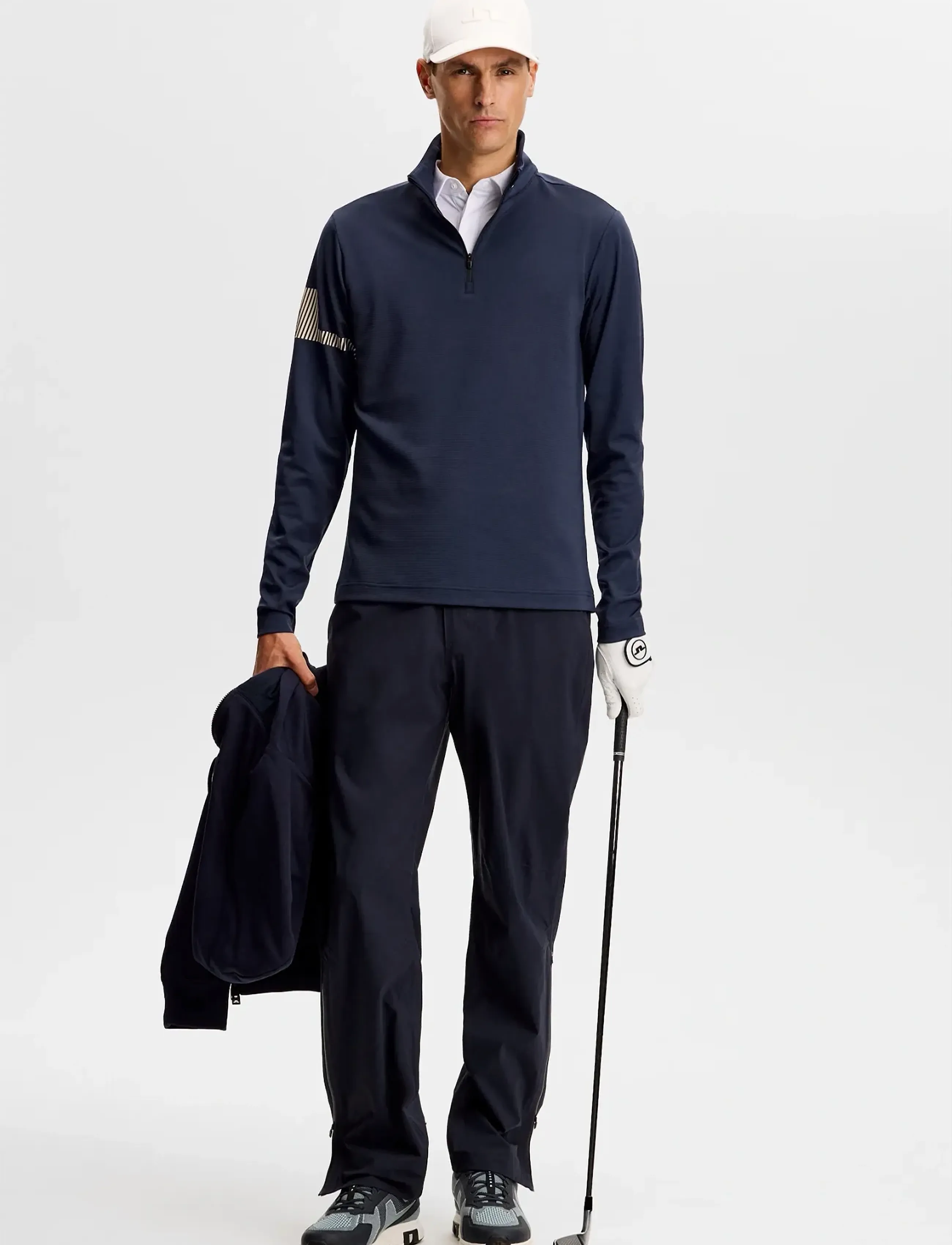 J. Lindeberg - Heath Strike Mid Layer - fleece & mellanlager - jl navy - 4