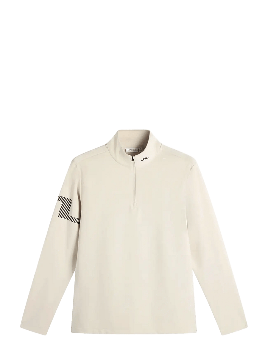 J. Lindeberg - Heath Strike Mid Layer - fleece & mellanlager - moonbeam - 1