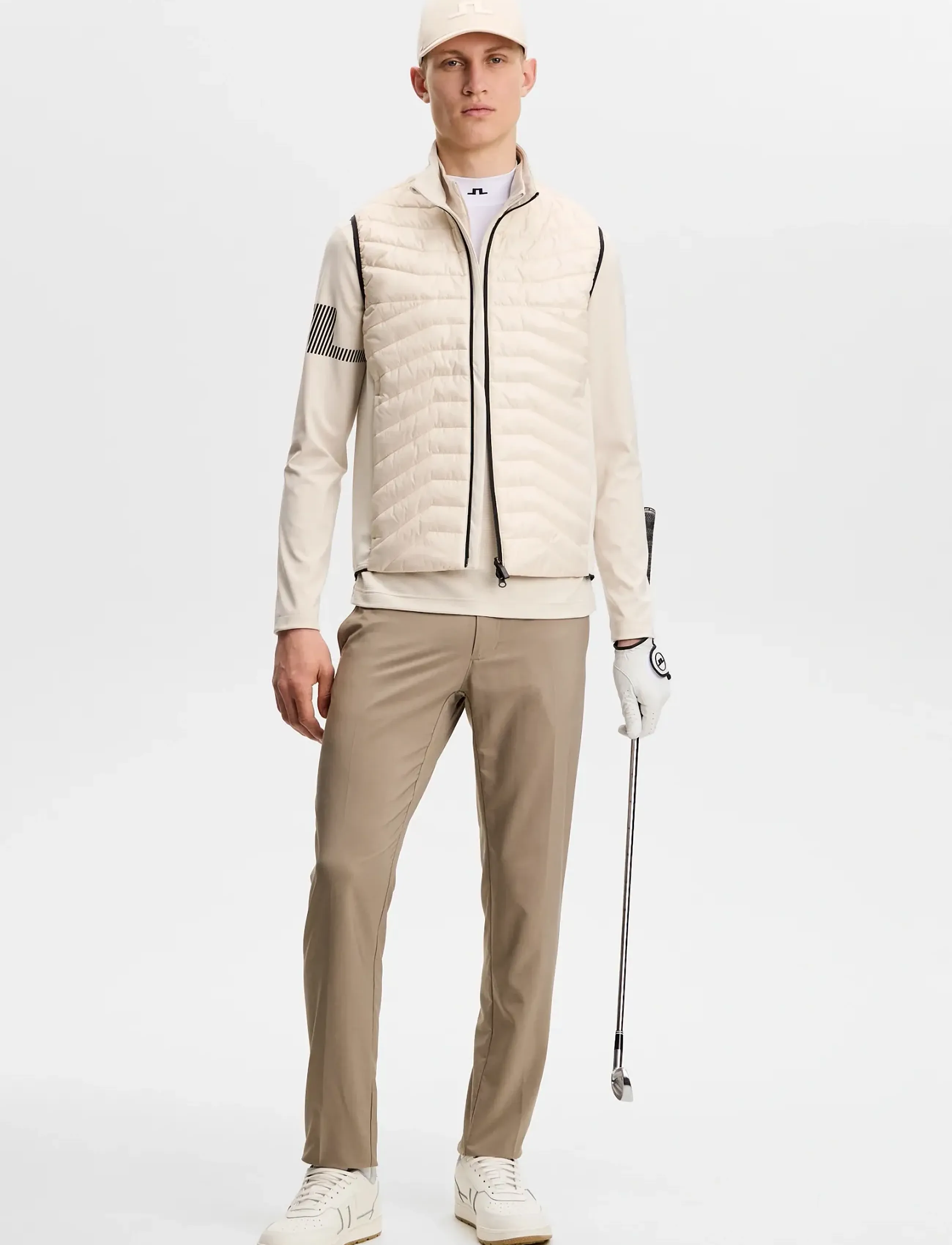 J. Lindeberg - Heath Strike Mid Layer - fleeces & midlayers - moonbeam - 4