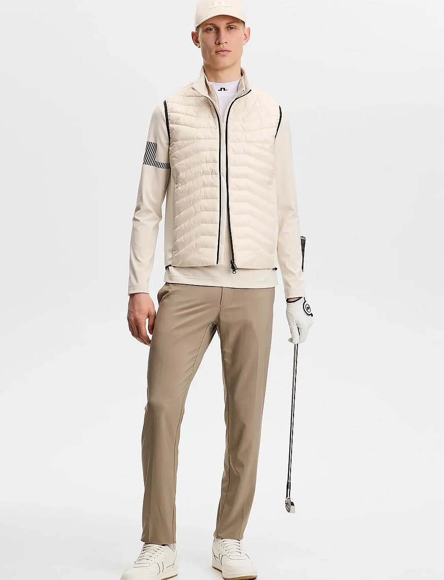 J. Lindeberg - Heath Strike Mid Layer - fleece & mellanlager - moonbeam - 4