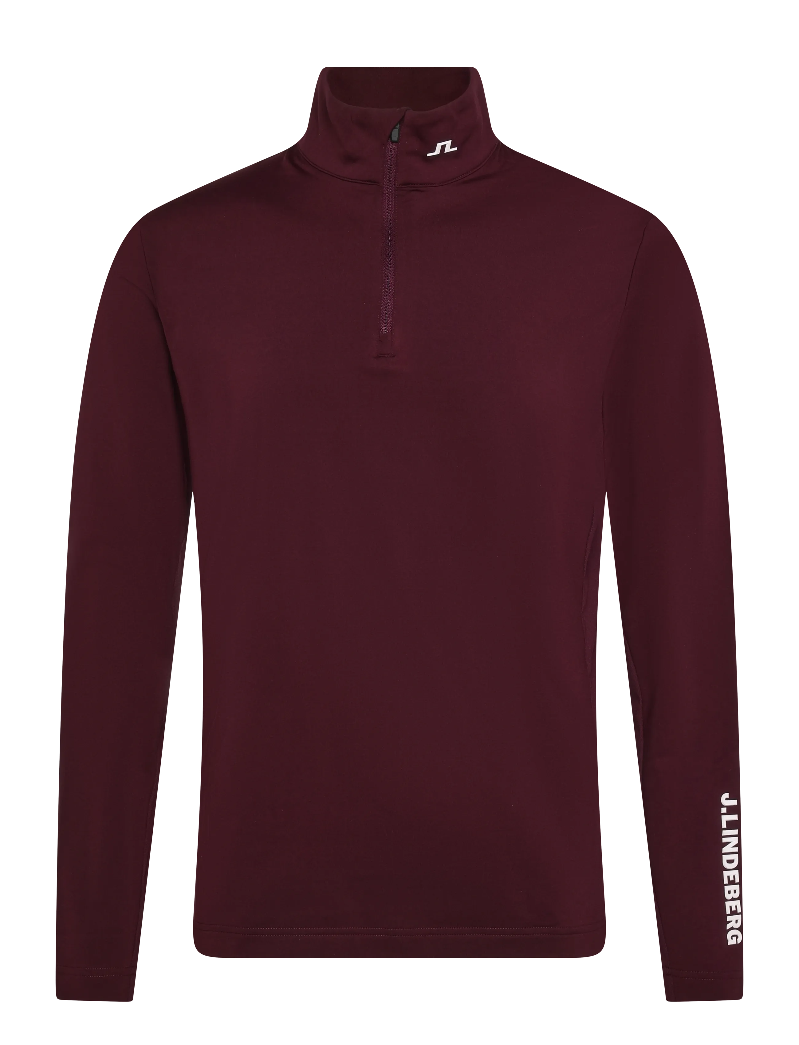 J. Lindeberg TOUR TECH MID LAYER - Tøj - WINETASTING / burgundy