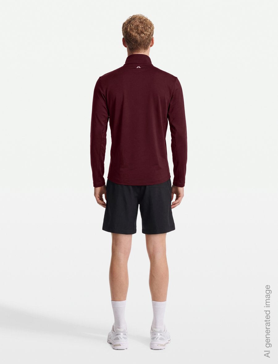 J. Lindeberg - Tour Tech Mid Layer - fleece & mellanlager - winetasting - 4