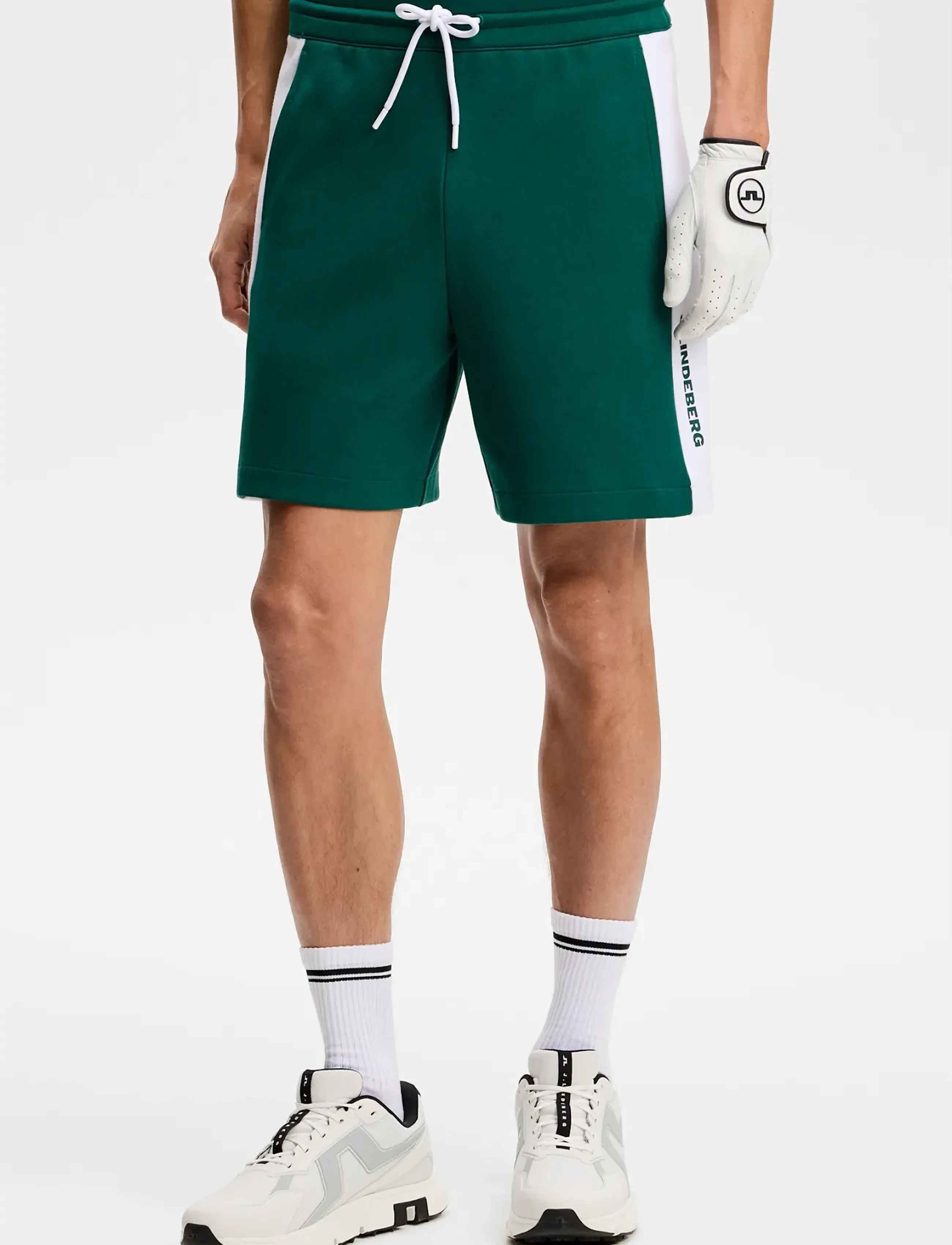 J. Lindeberg Gusta Tour Sweat Shorts, XL, Sport Grün - Männerswear